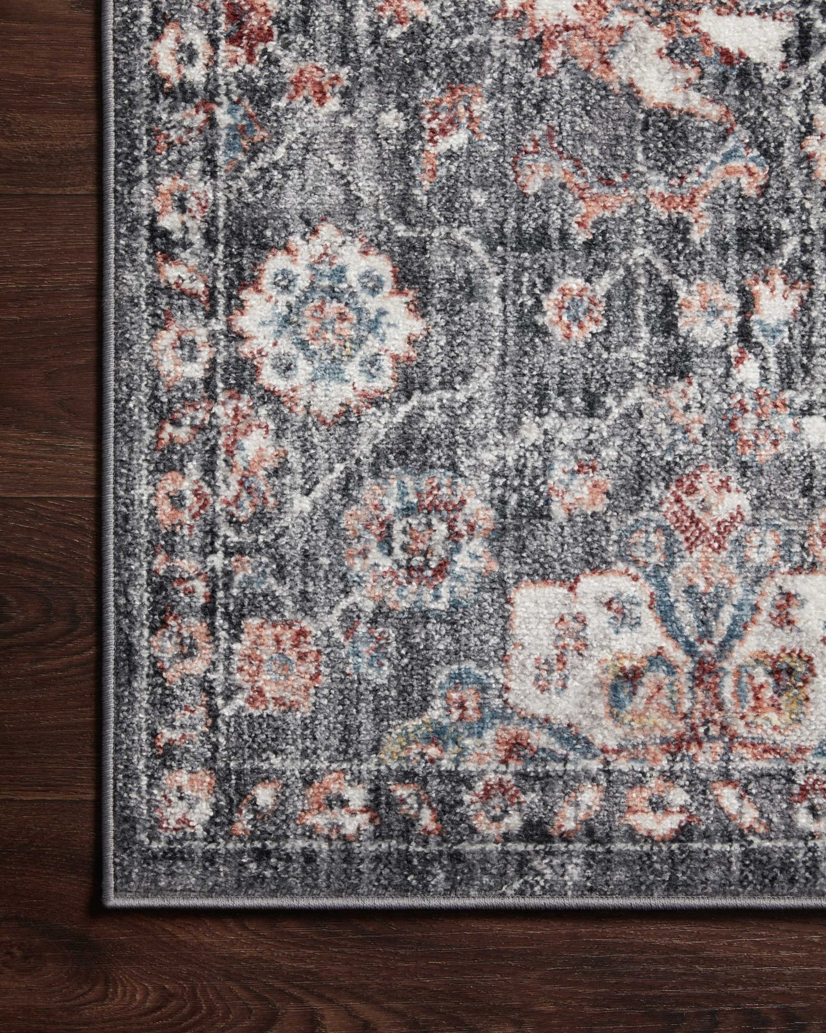 Loloi II Cassandra CSN - 03 Charcoal Rust Traditional Power Loomed Rug - Rugs - Loloi II - Atlanta Designer Rugs