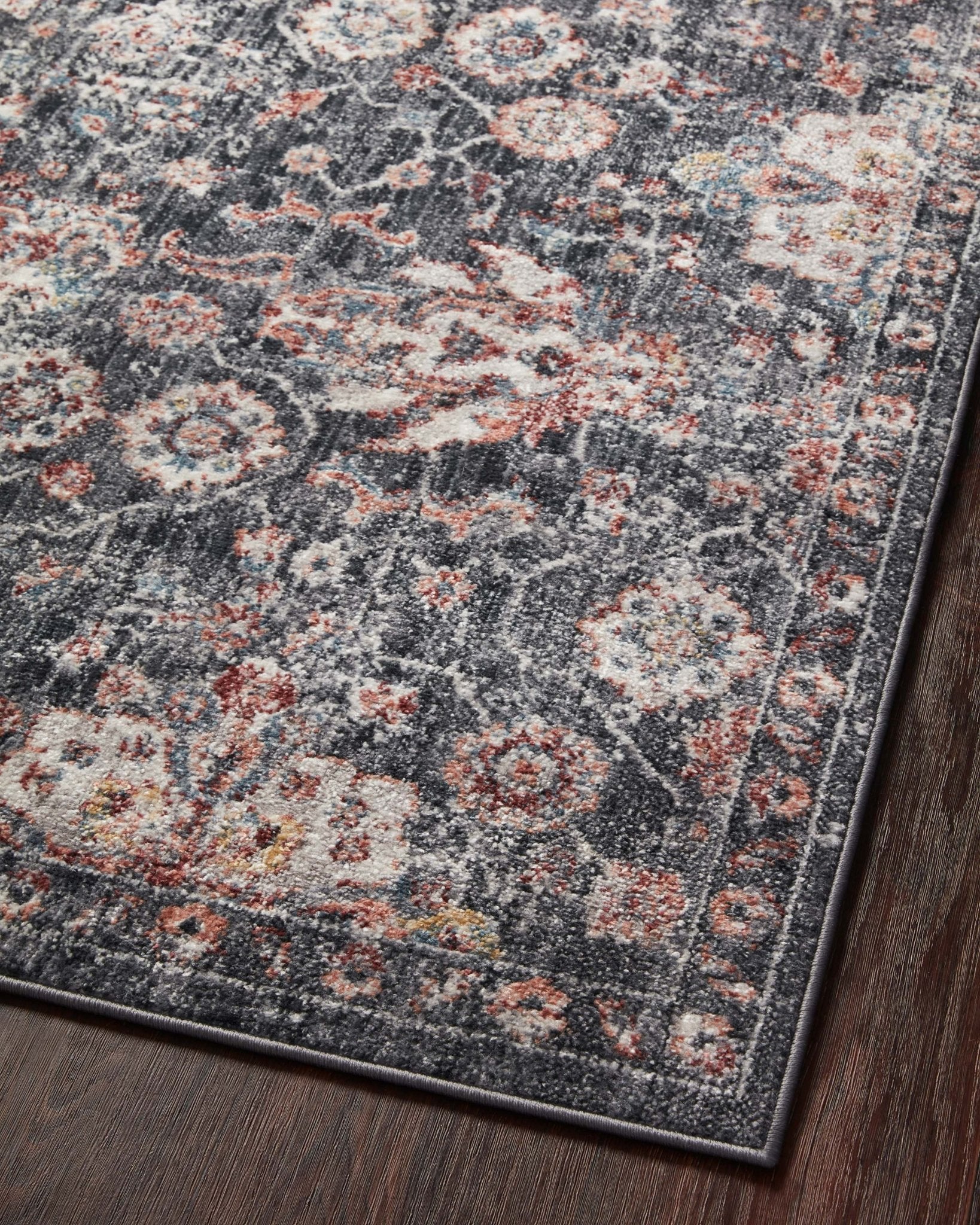 Loloi II Cassandra CSN - 03 Charcoal Rust Traditional Power Loomed Rug - Rugs - Loloi II - Atlanta Designer Rugs