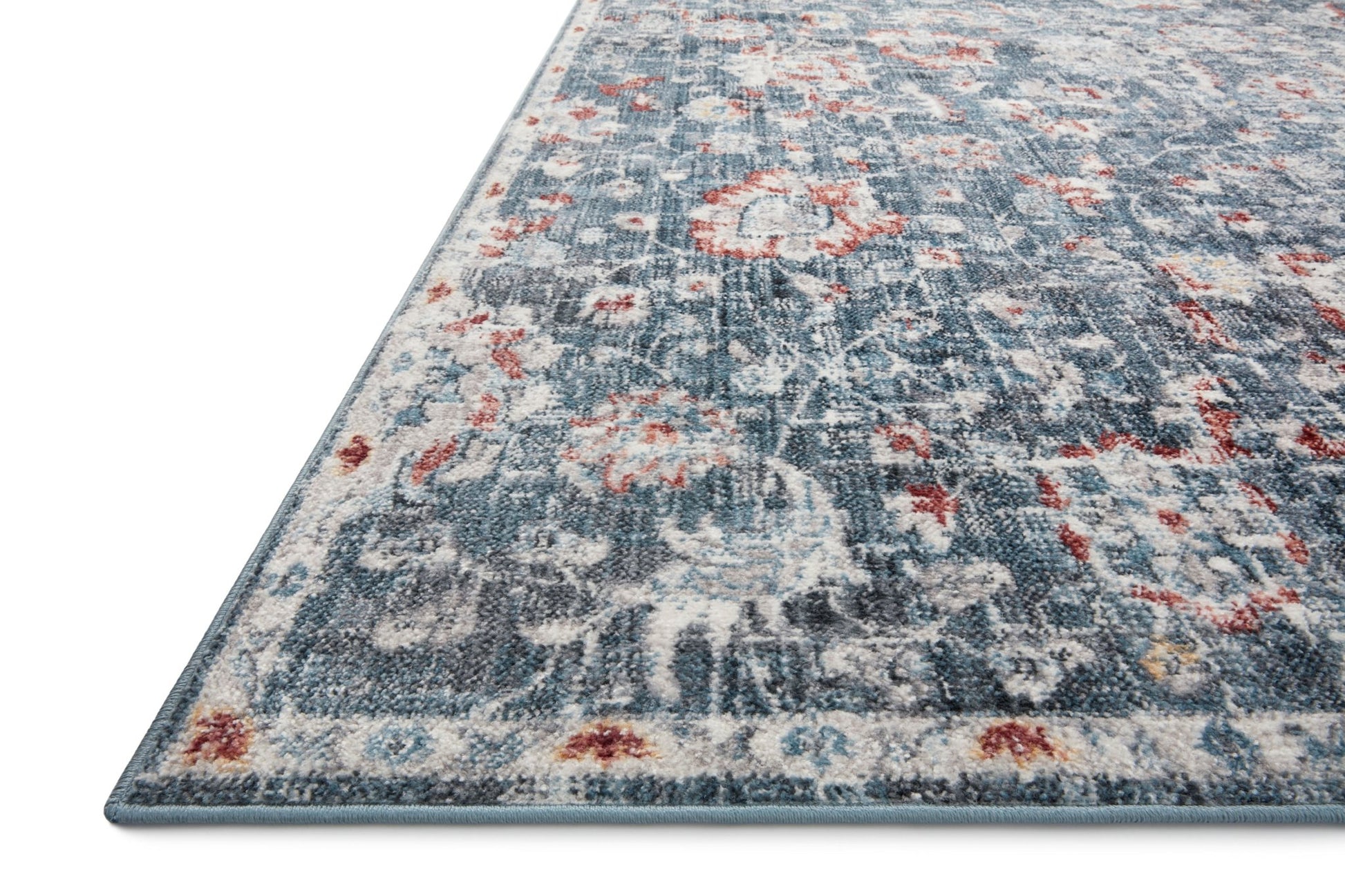 Loloi II Cassandra CSN - 04 Blue Rust Traditional Power Loomed Rug - Rugs - Loloi II - Atlanta Designer Rugs