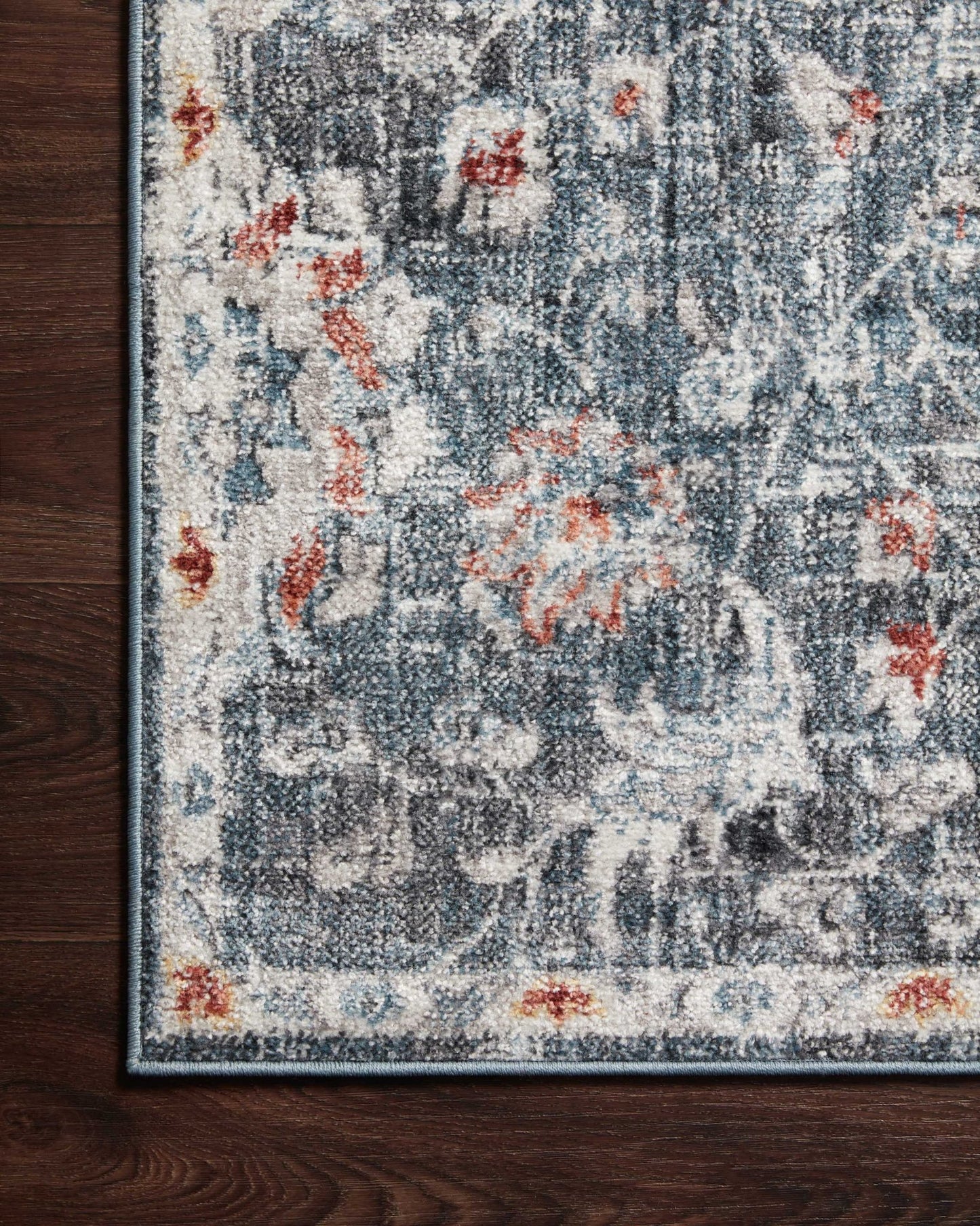 Loloi II Cassandra CSN - 04 Blue Rust Traditional Power Loomed Rug - Rugs - Loloi II - Atlanta Designer Rugs