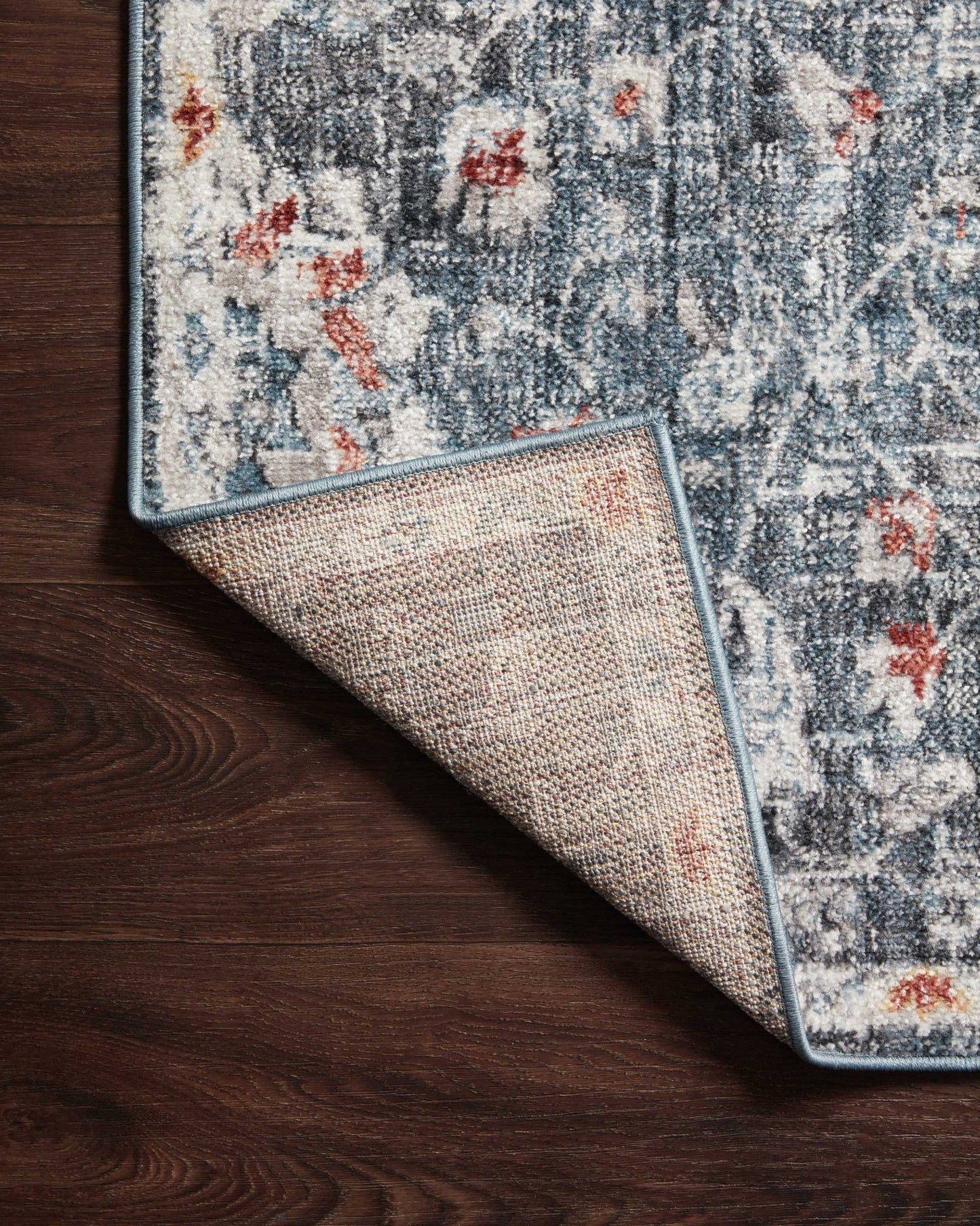 Loloi II Cassandra CSN - 04 Blue Rust Traditional Power Loomed Rug - Rugs - Loloi II - Atlanta Designer Rugs