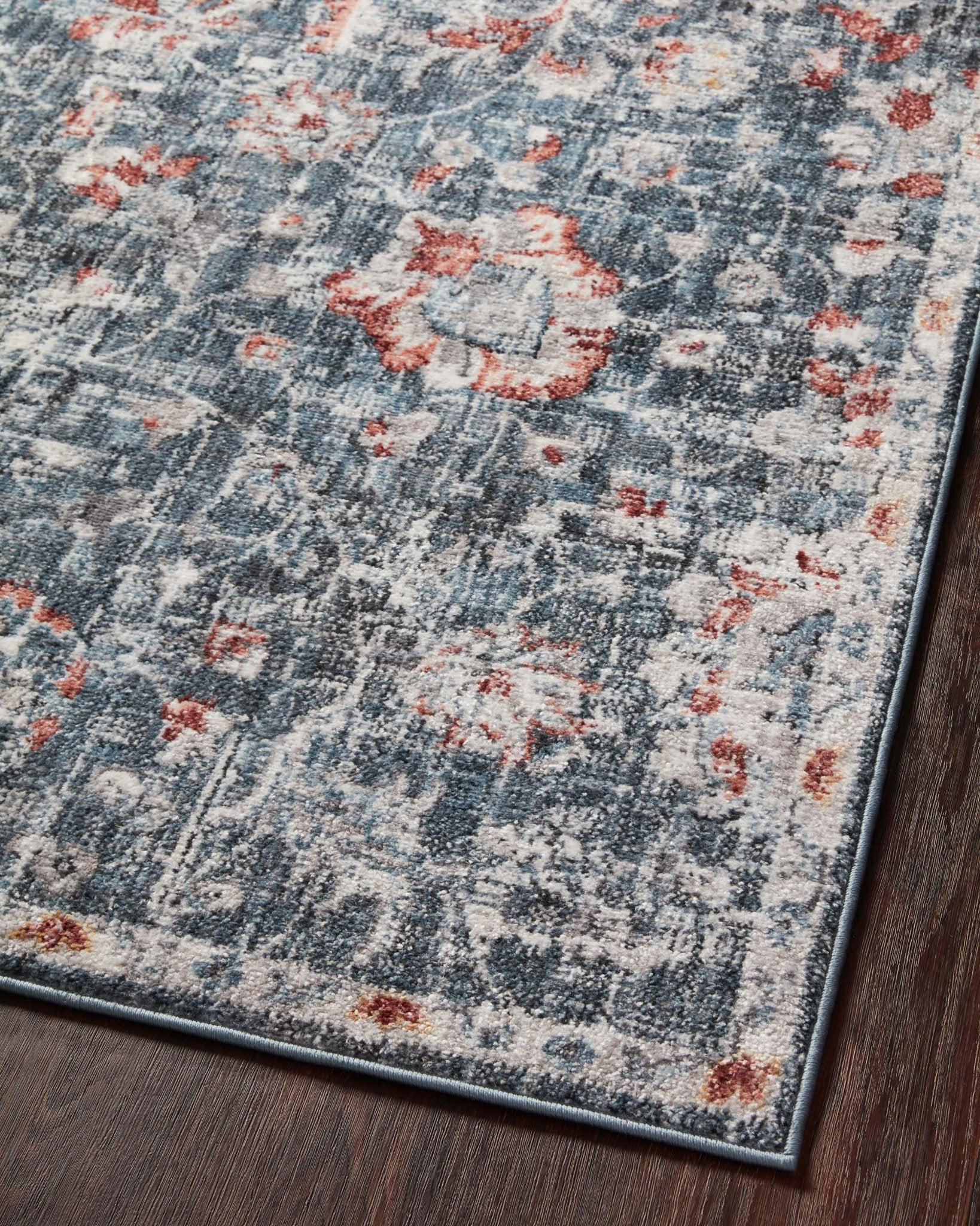 Loloi II Cassandra CSN - 04 Blue Rust Traditional Power Loomed Rug - Rugs - Loloi II - Atlanta Designer Rugs