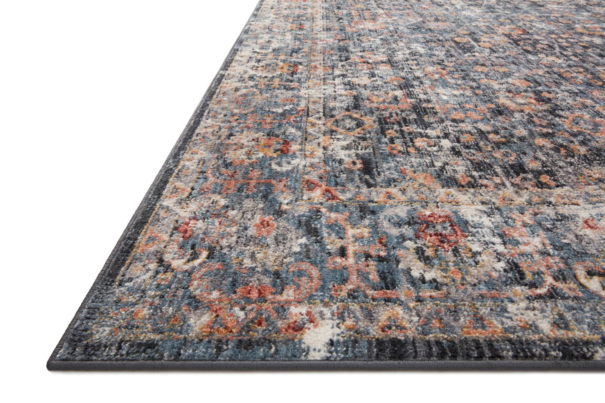 Loloi II Cassandra CSN - 05 Blue Multi Traditional Power Loomed Rug - Rugs - Loloi II - Atlanta Designer Rugs