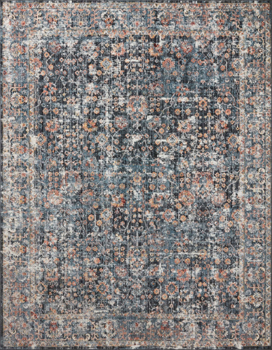 Loloi II Cassandra CSN - 05 Blue Multi Traditional Power Loomed Rug - Rugs - Loloi II - Atlanta Designer Rugs