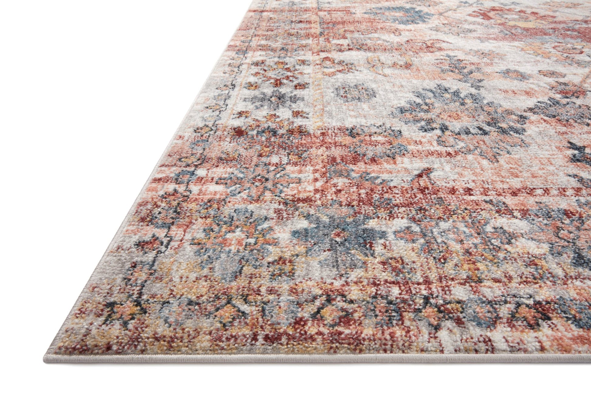 Loloi II Cassandra CSN - 06 Rust Multi Traditional Power Loomed Rug - Rugs - Loloi II - Atlanta Designer Rugs