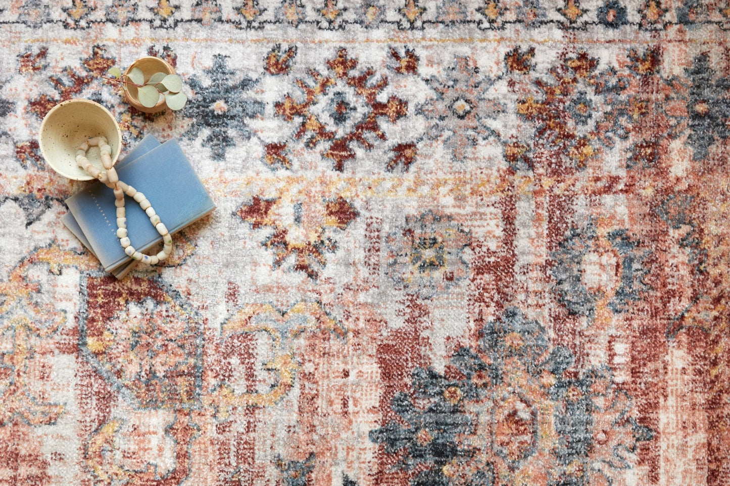 Loloi II Cassandra CSN - 06 Rust Multi Traditional Power Loomed Rug - Rugs - Loloi II - Atlanta Designer Rugs