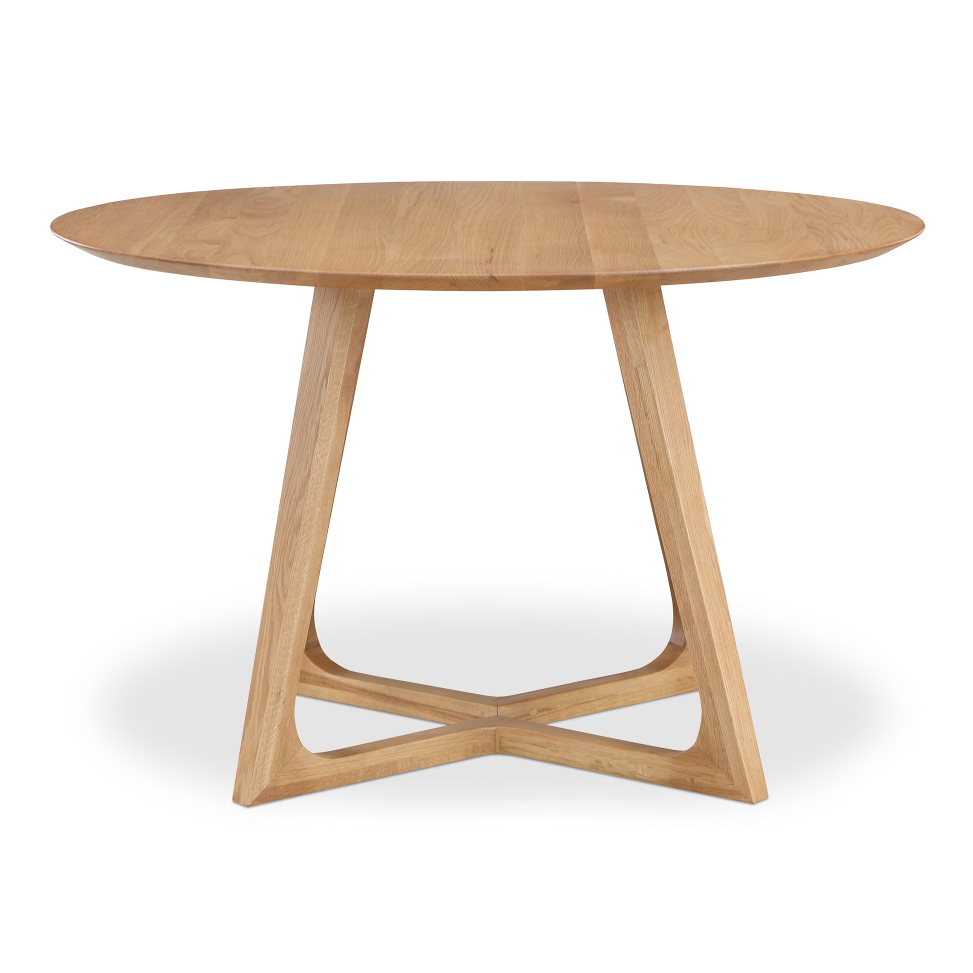 Moes Home Dining Tables Godenza Natural Mid-Century Modern Furniture