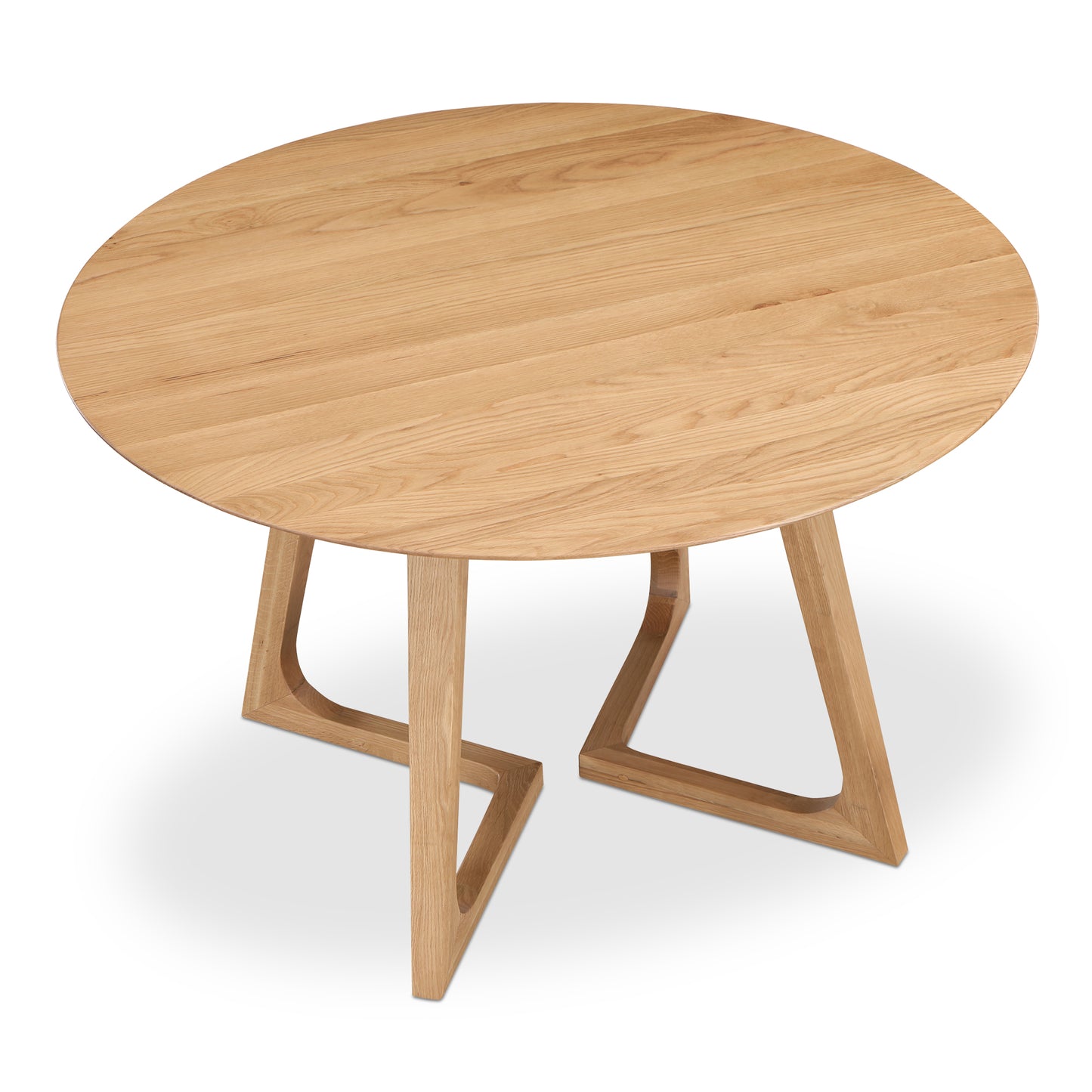 Moes Home Dining Tables Godenza Natural Mid-Century Modern Furniture