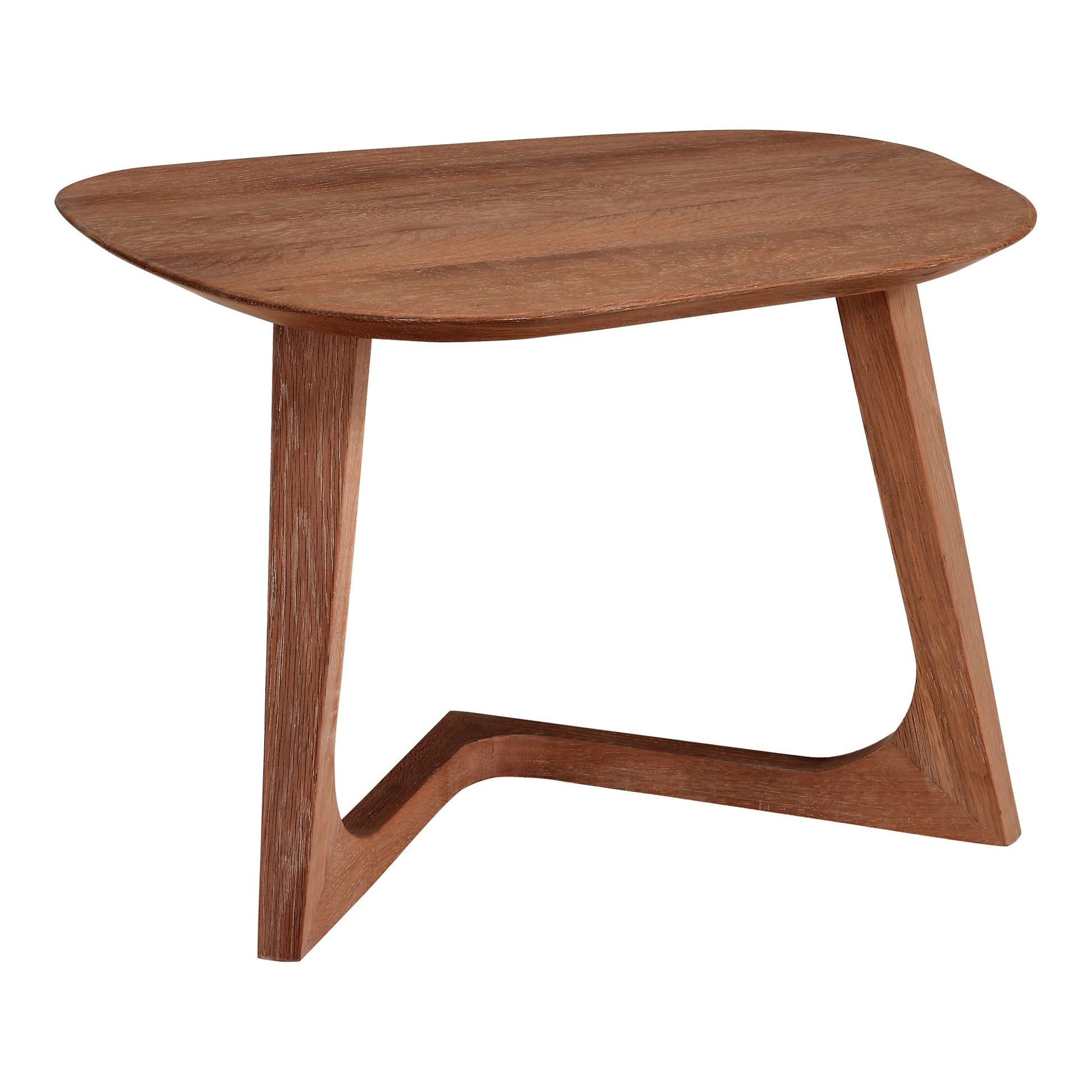 Moes Home Side Table Godenza Brown Mid-Century Modern Furniture