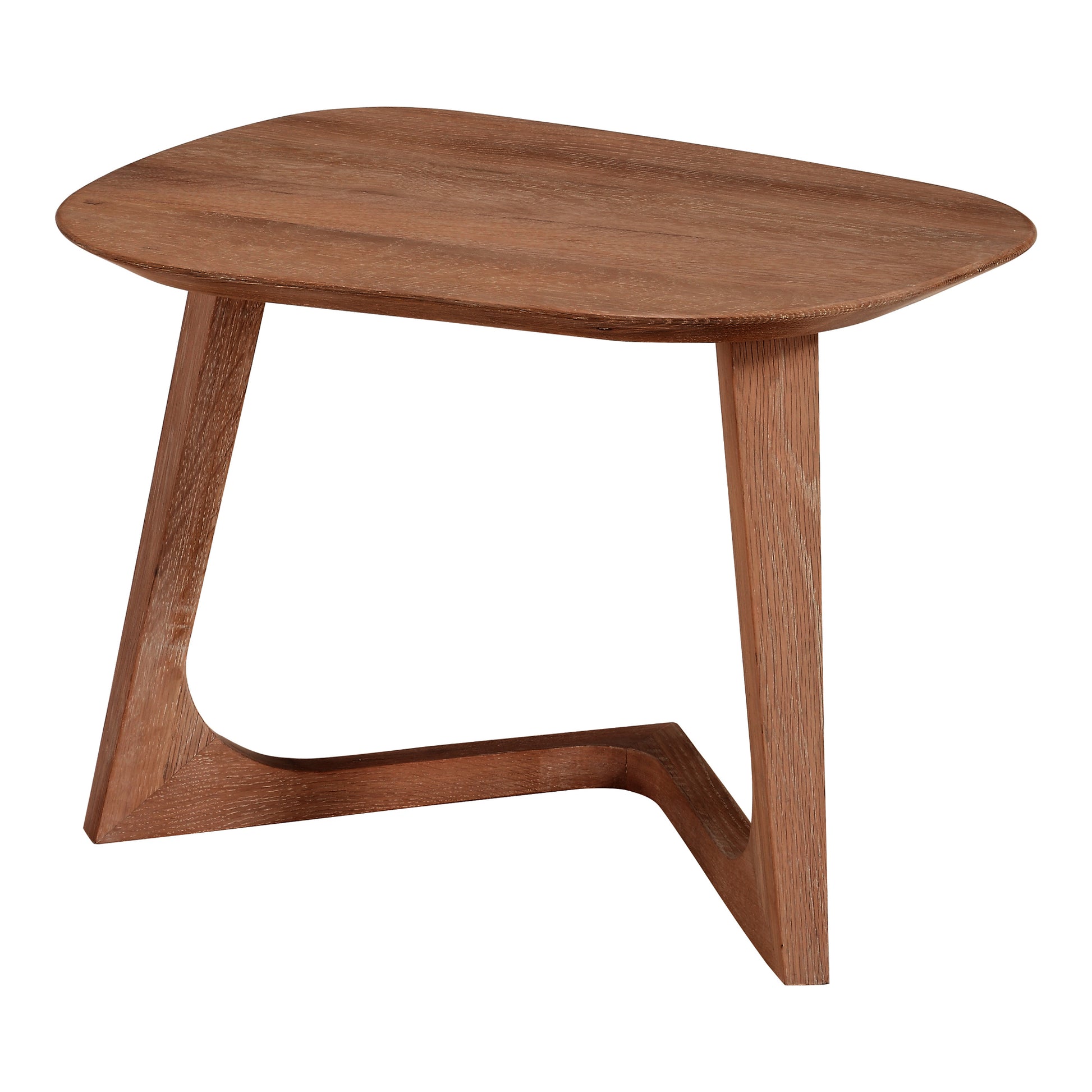 Moes Home Side Table Godenza Brown Mid-Century Modern Furniture