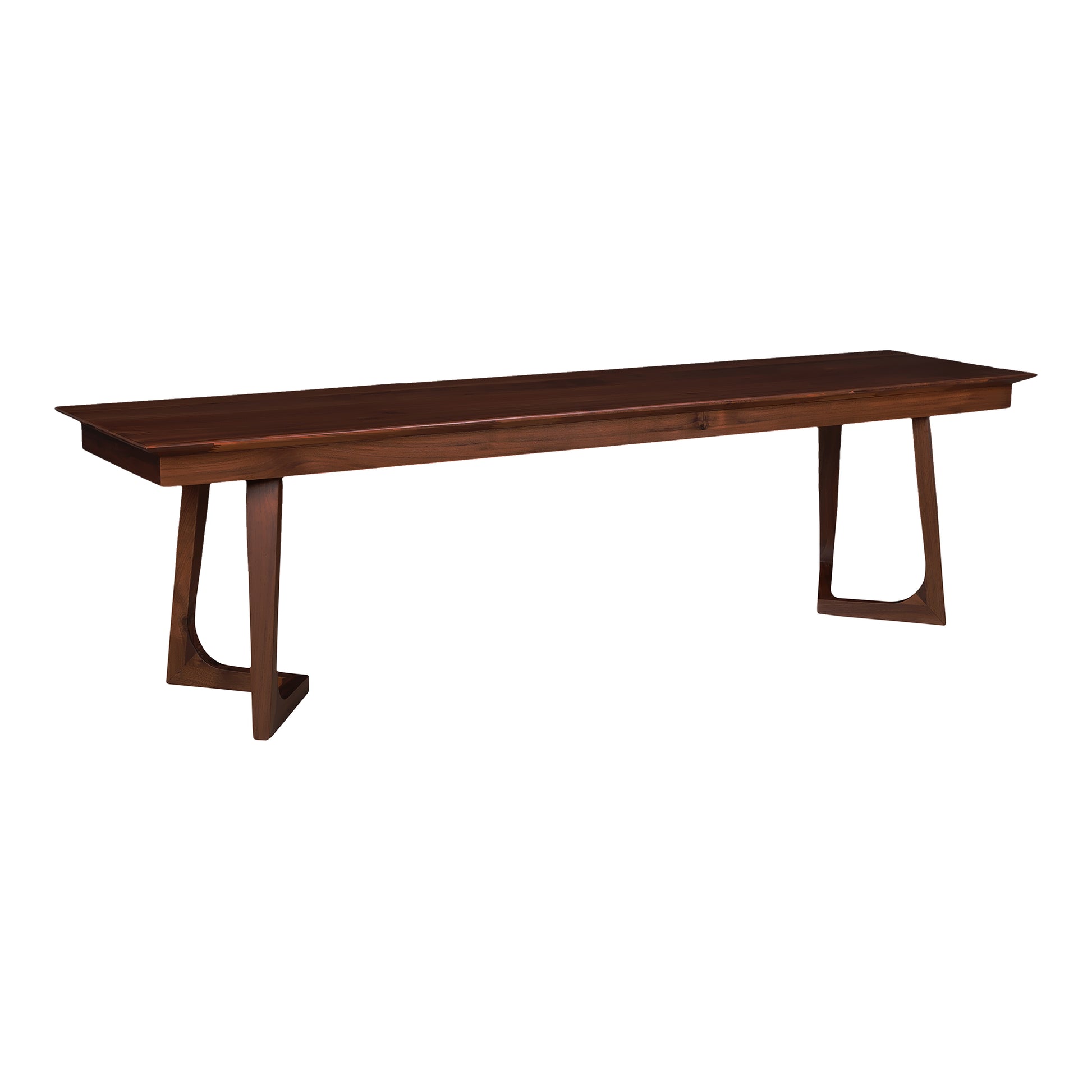 Moes Home Benches Godenza Brown Mid-Century Modern Furniture