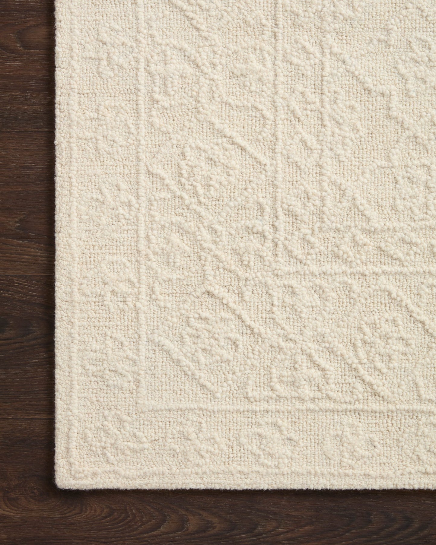 Loloi CECELIA CEC - 01 Ivory Ivory Contemporary Hand Tufted Rug - Rugs - Loloi - Atlanta Designer Rugs