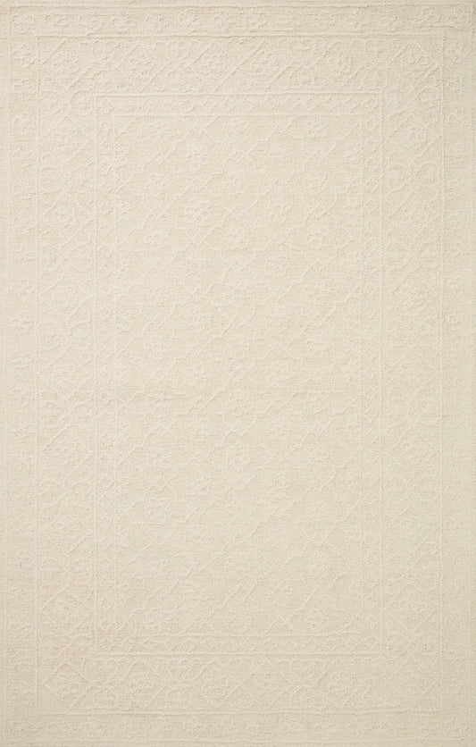 Loloi CECELIA CEC - 01 Ivory Ivory Contemporary Hand Tufted Rug - Rugs - Loloi - Atlanta Designer Rugs