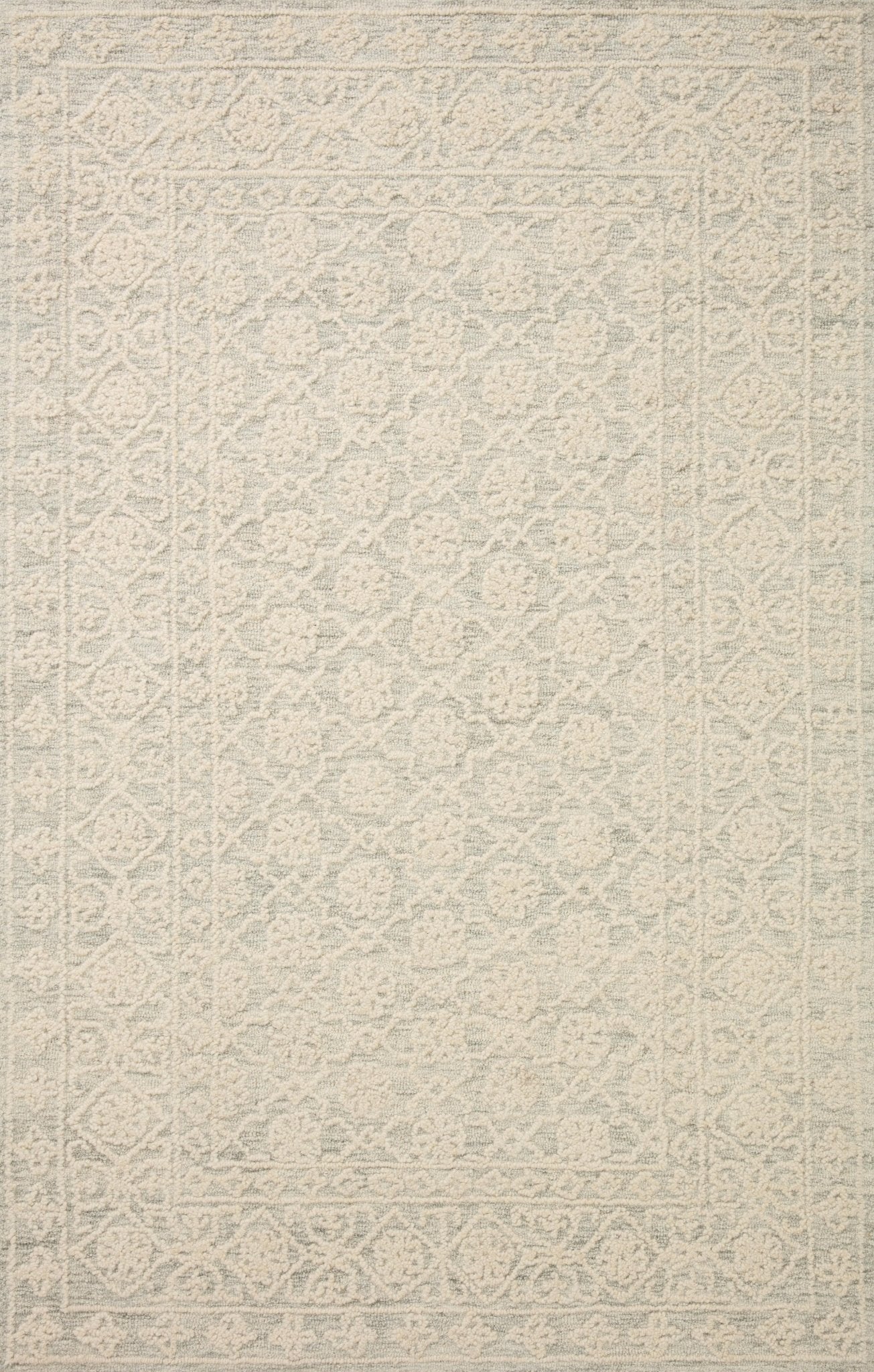 Loloi CECELIA CEC - 01 Mist Ivory Contemporary Hand Tufted Rug - Rugs - Loloi - Atlanta Designer Rugs