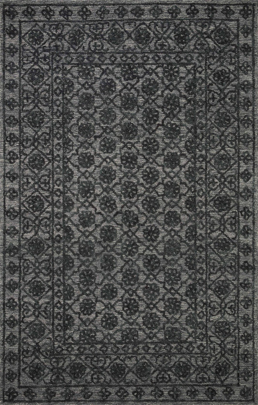 Loloi CECELIA CEC - 01 Smoke Dk. Grey Contemporary Hand Tufted Rug - Rugs - Loloi - Atlanta Designer Rugs