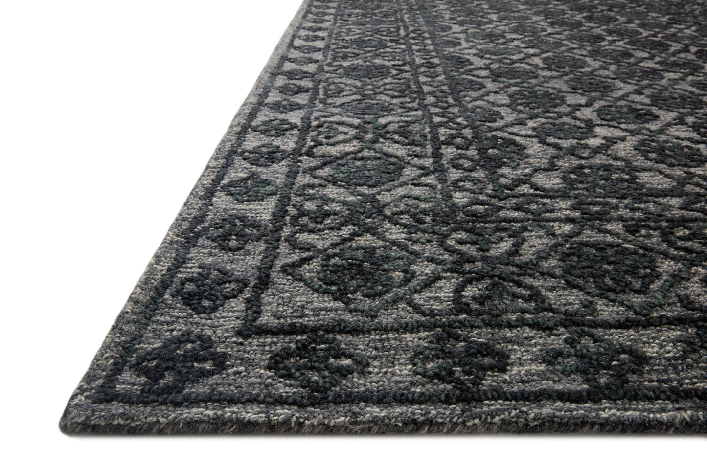 Loloi CECELIA CEC - 01 Smoke Dk. Grey Contemporary Hand Tufted Rug - Rugs - Loloi - Atlanta Designer Rugs