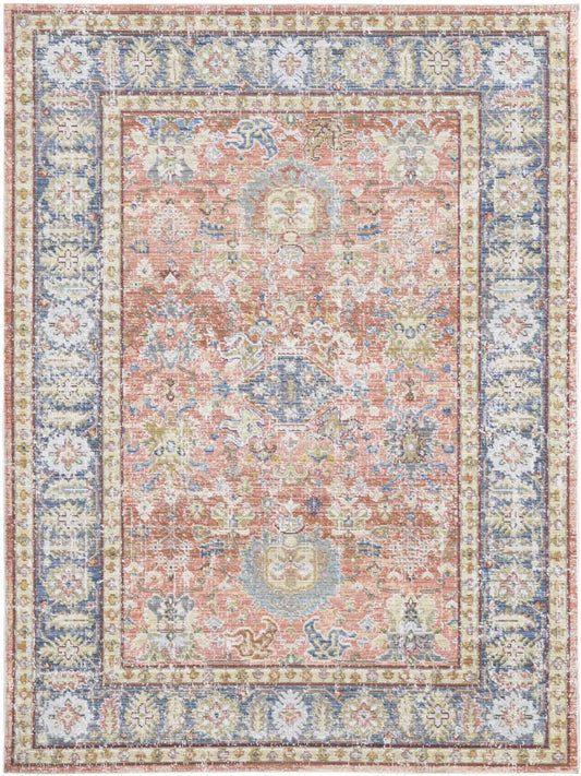 Limited Odeya OR - 805 LIVING CORAL Traditional Machinemade Rug - Rugs - Limited - Atlanta Designer Rugs