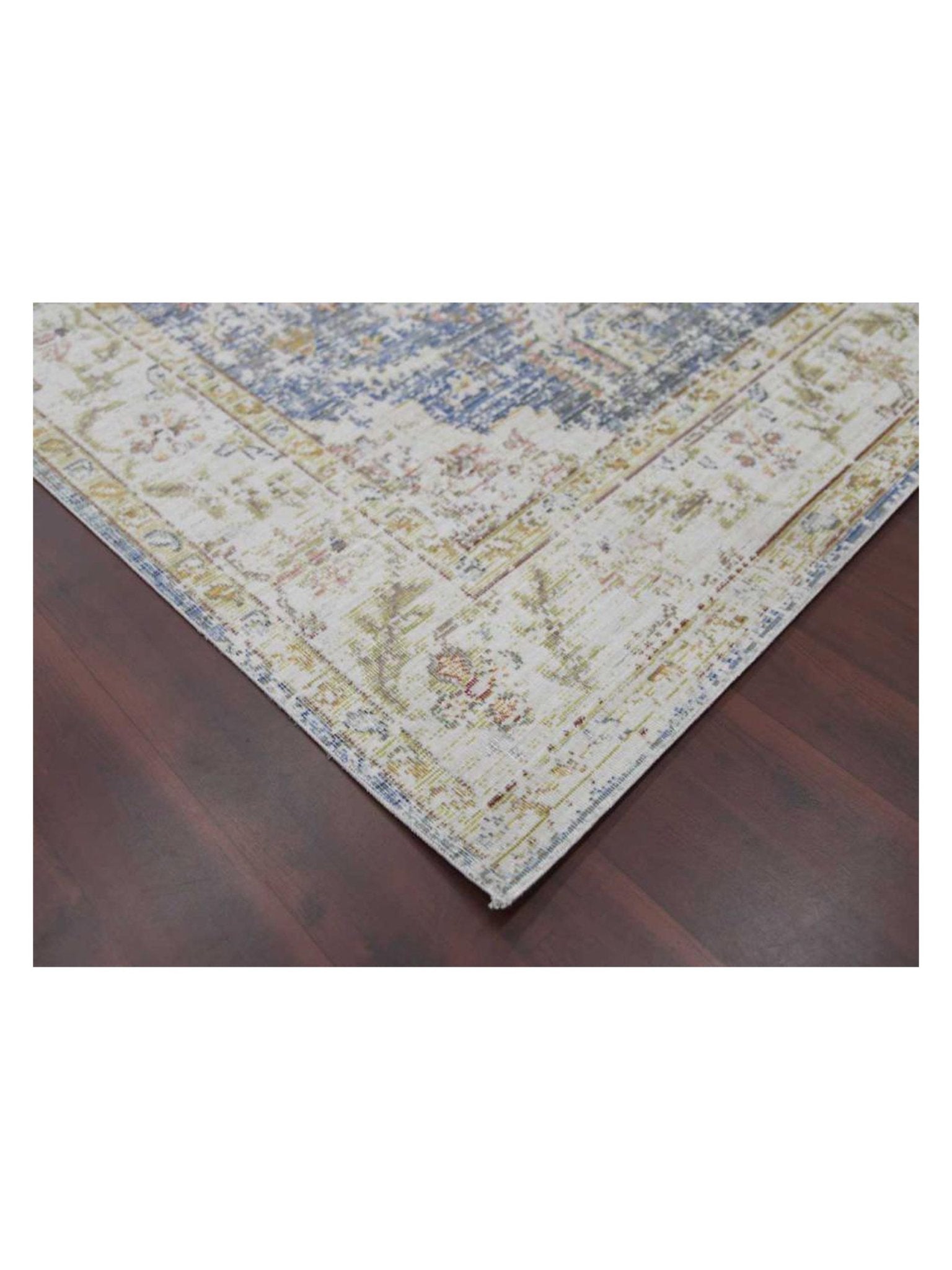 Limited Odeya OR - 806 INDIGO BLUE IVORY Traditional Machinemade Rug - Rugs - Limited - Atlanta Designer Rugs