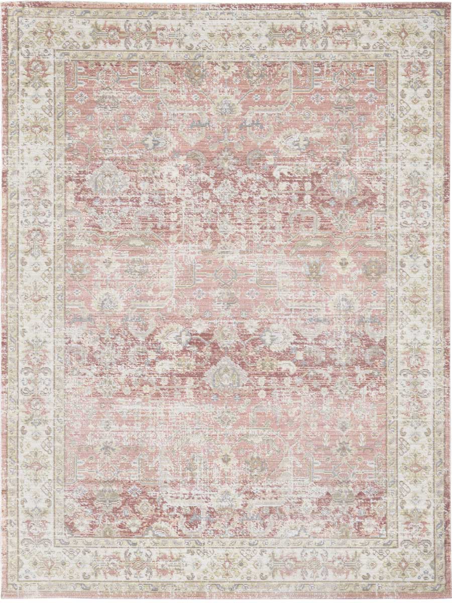 Limited Odeya OR - 802 SALMON PINK IVORY Traditional Machinemade Rug - Rugs - Limited - Atlanta Designer Rugs