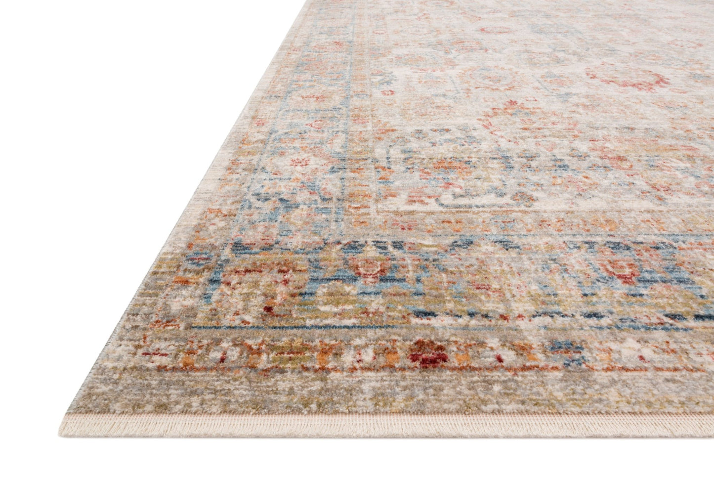 Loloi Claire CLE - 02 Ivory Ocean Traditional Power Loomed Rug - Rugs - Loloi - Atlanta Designer Rugs