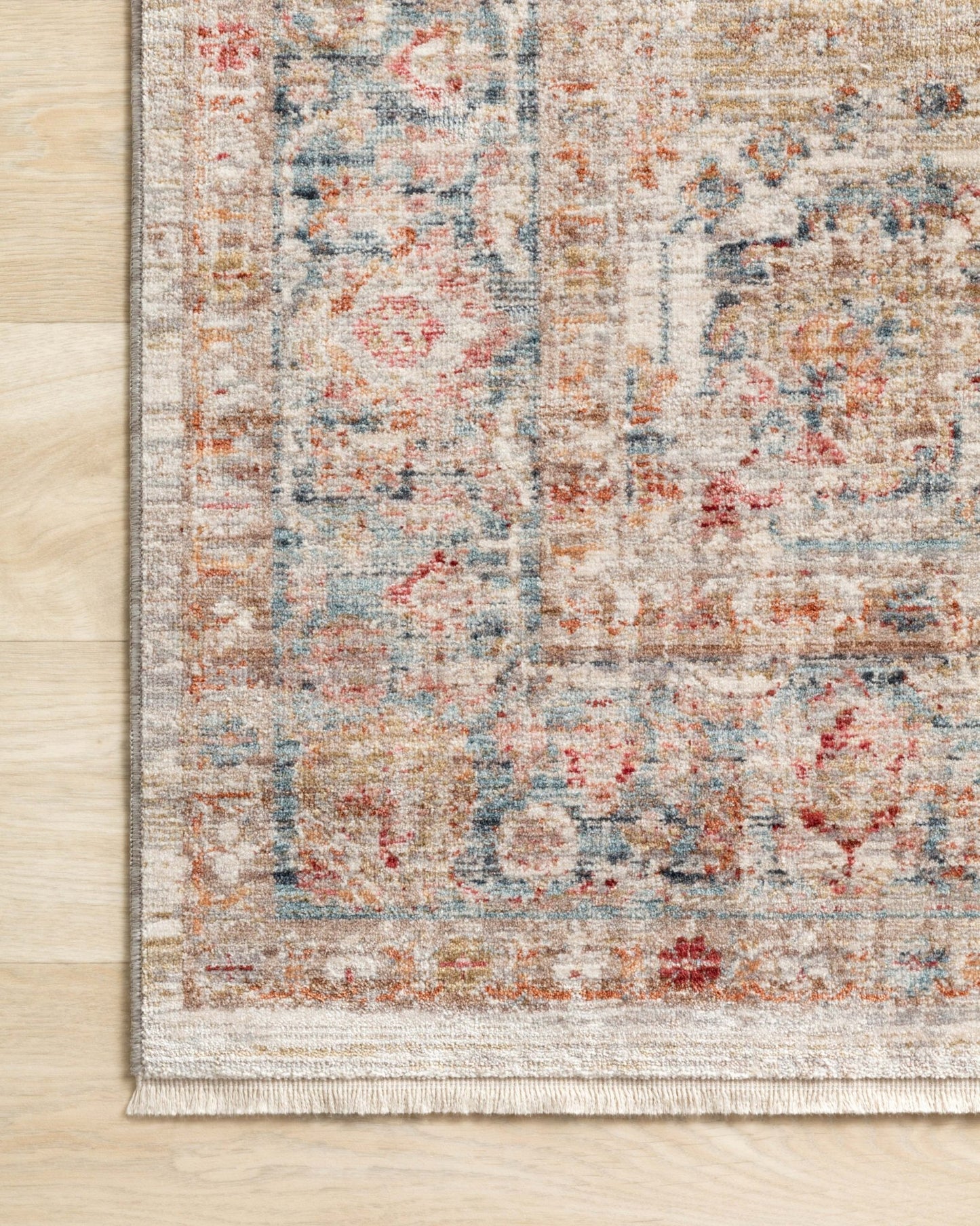 Loloi Claire CLE - 02 Ivory Ocean Traditional Power Loomed Rug - Rugs - Loloi - Atlanta Designer Rugs