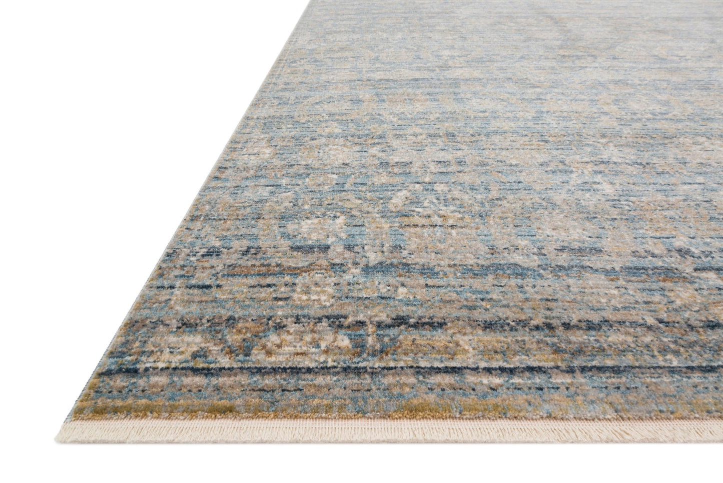 Loloi Claire CLE - 03 Ocean Gold Traditional Power Loomed Rug - Rugs - Loloi - Atlanta Designer Rugs