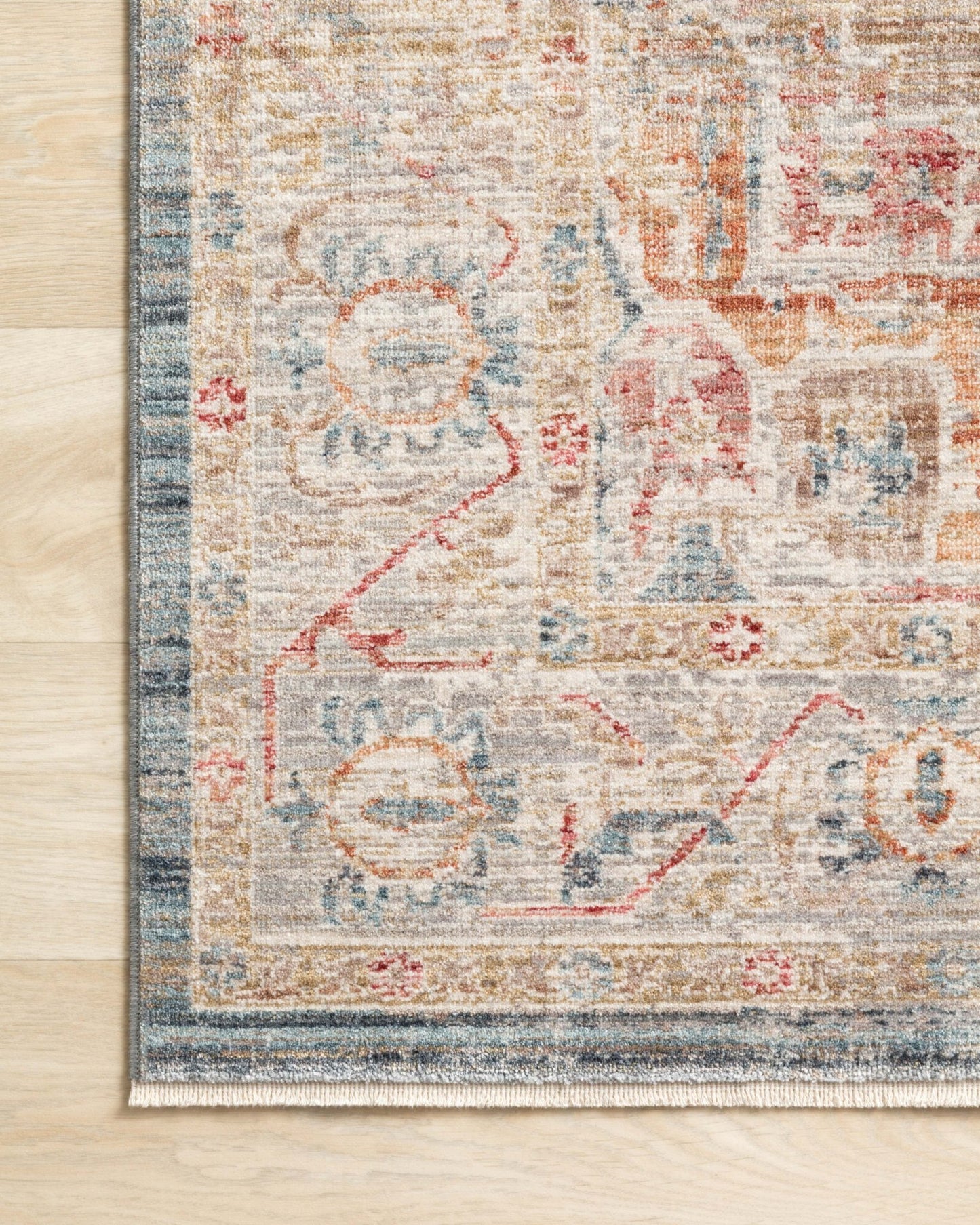 Loloi Claire CLE - 04 Blue Multi Traditional Power Loomed Rug - Rugs - Loloi - Atlanta Designer Rugs