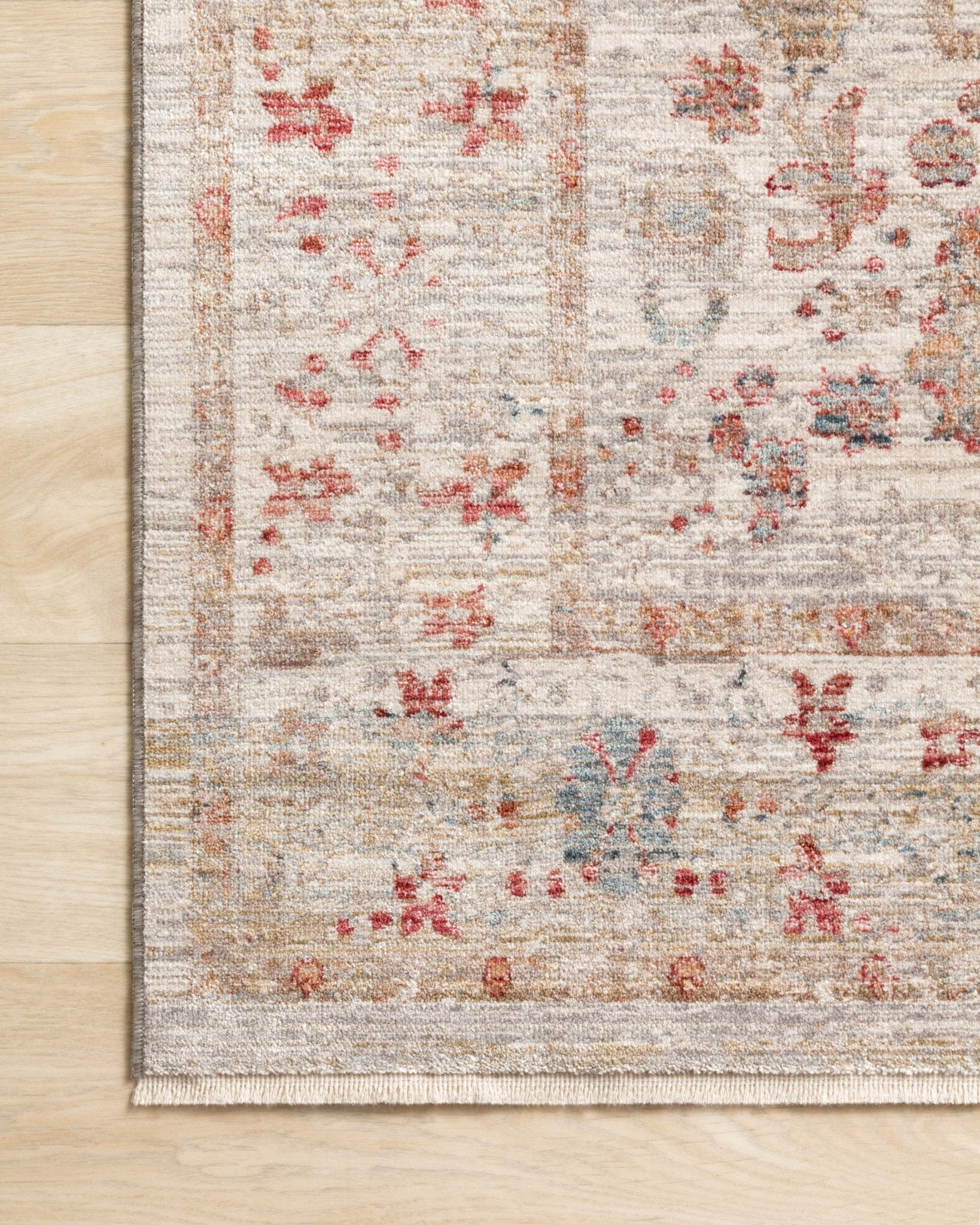 Loloi Claire CLE - 05 Ivory Multi Traditional Power Loomed Rug - Rugs - Loloi - Atlanta Designer Rugs