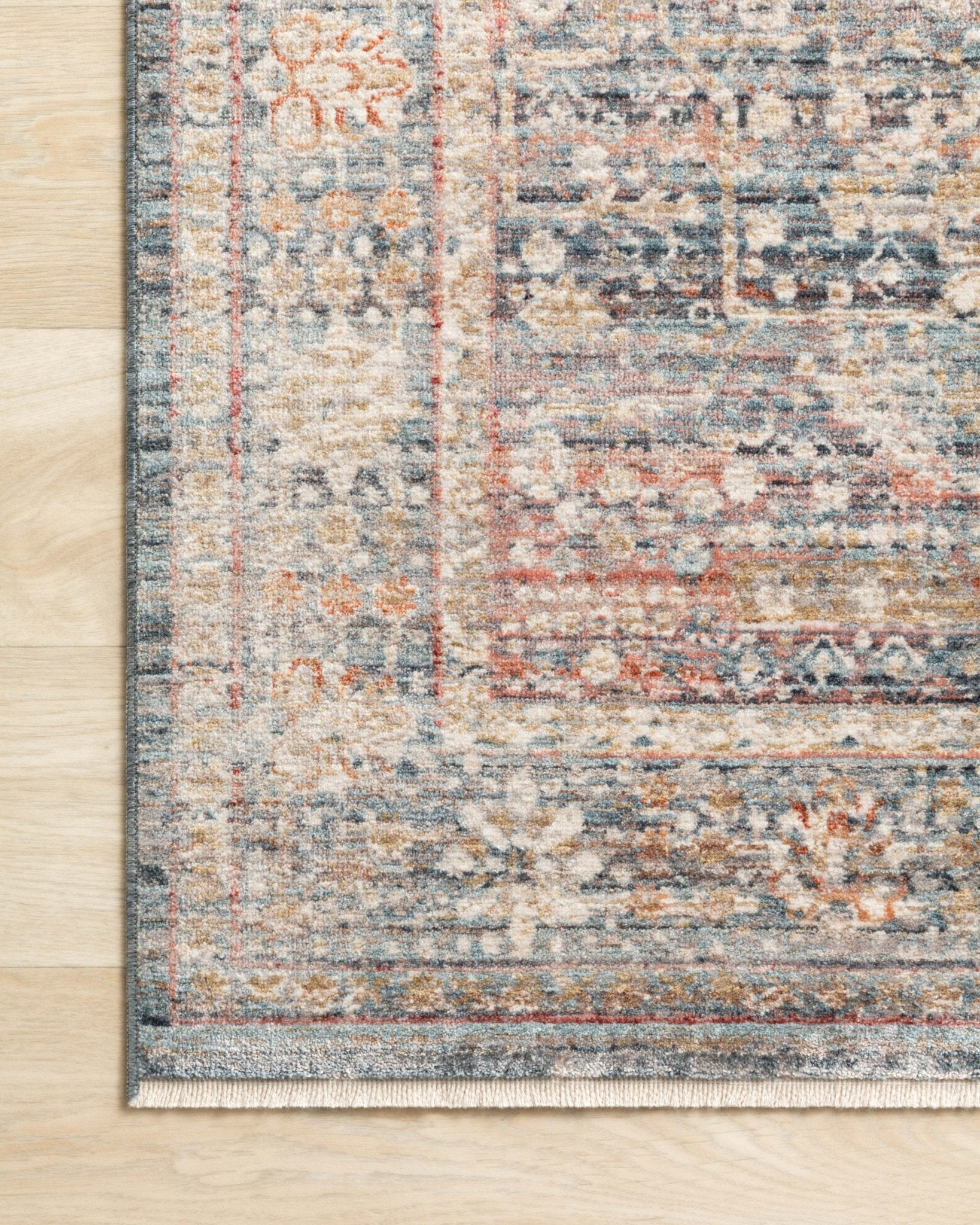 Loloi Claire CLE - 06 Blue Sunset Traditional Power Loomed Rug - Rugs - Loloi - Atlanta Designer Rugs