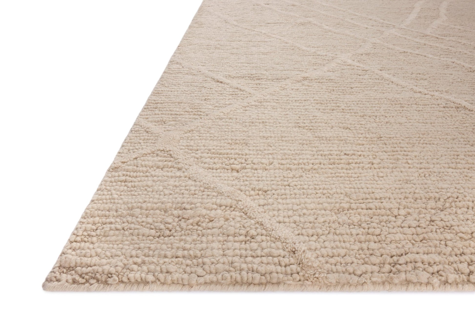 Loloi Cline CLI - 01 Ivory Contemporary Hand Woven Rug - Rugs - Loloi - Atlanta Designer Rugs