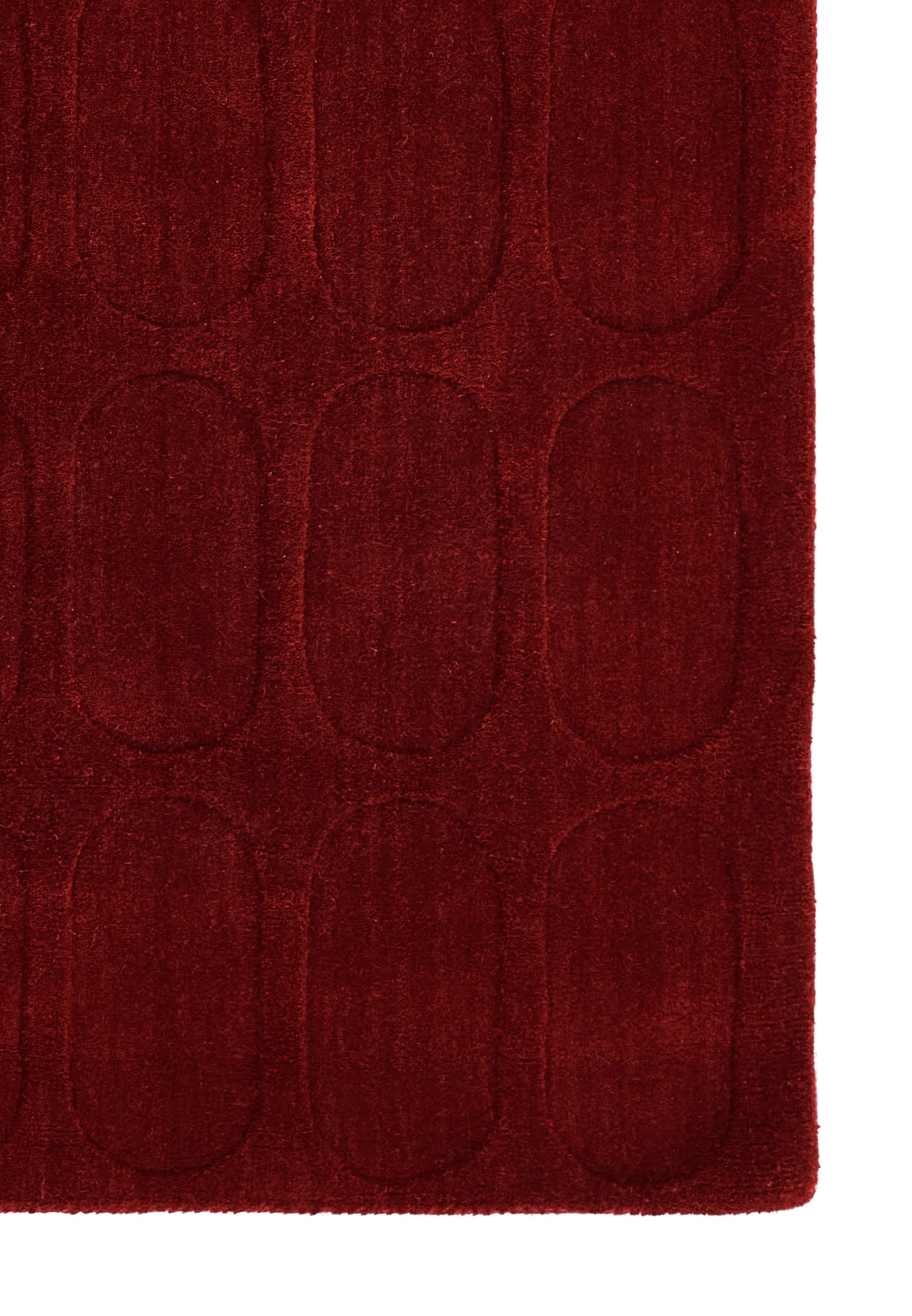 Momeni Contour  Burgundy  Contemporary