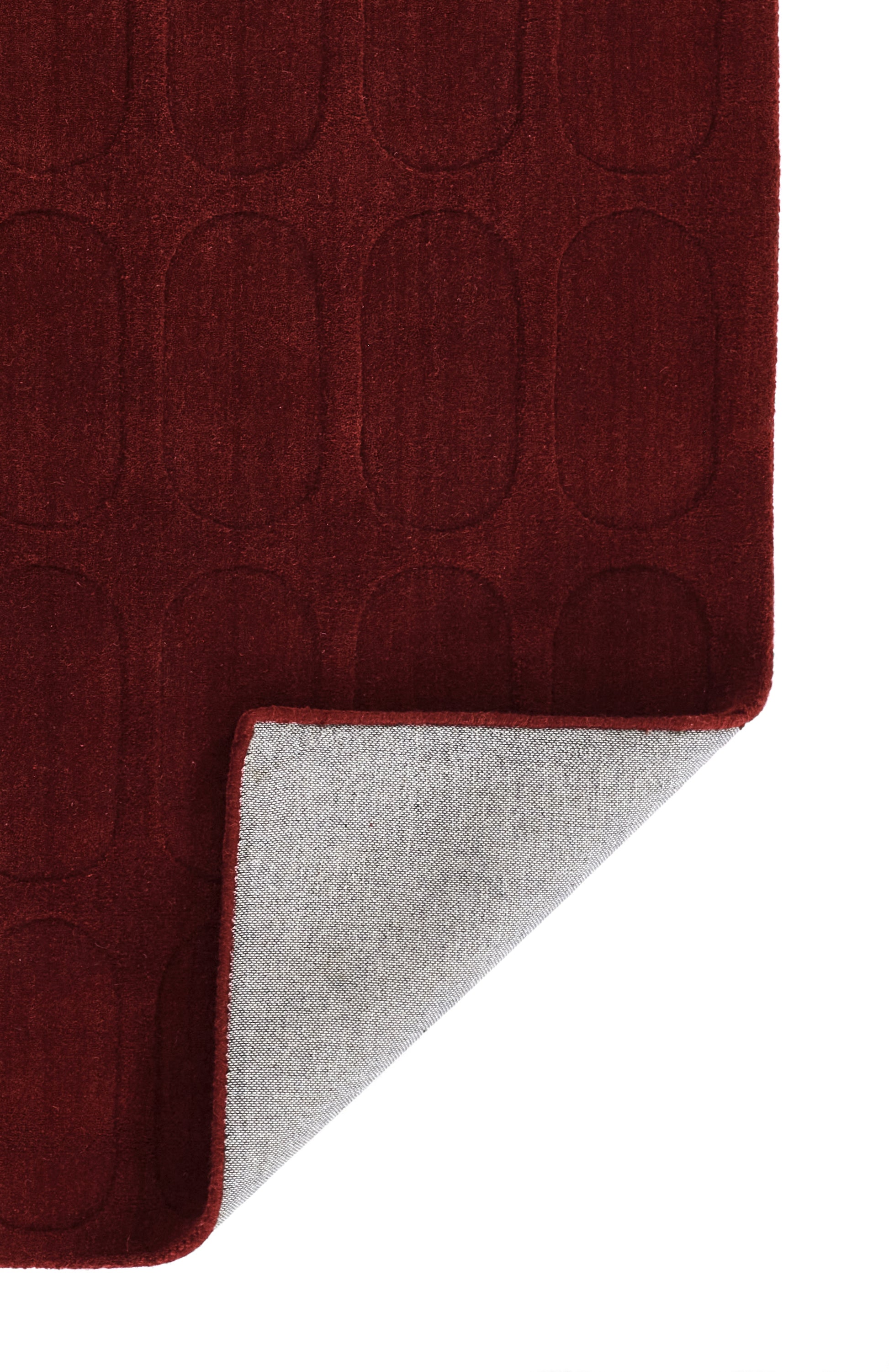 Momeni Contour  Burgundy  Contemporary