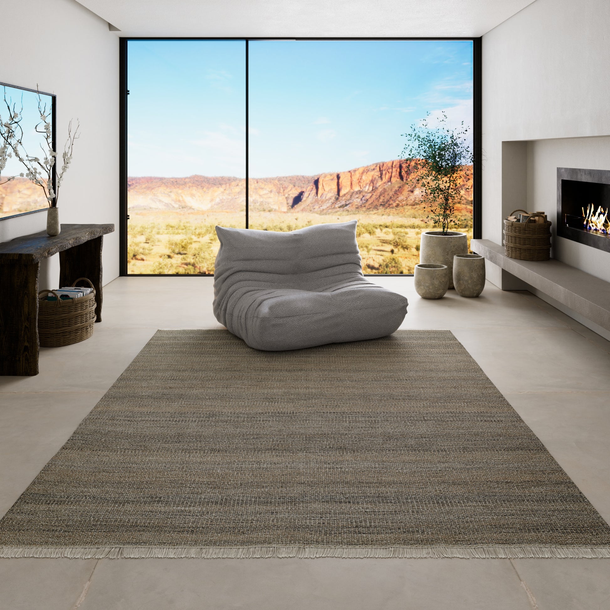 Momeni Cove  Grey  Contemporary