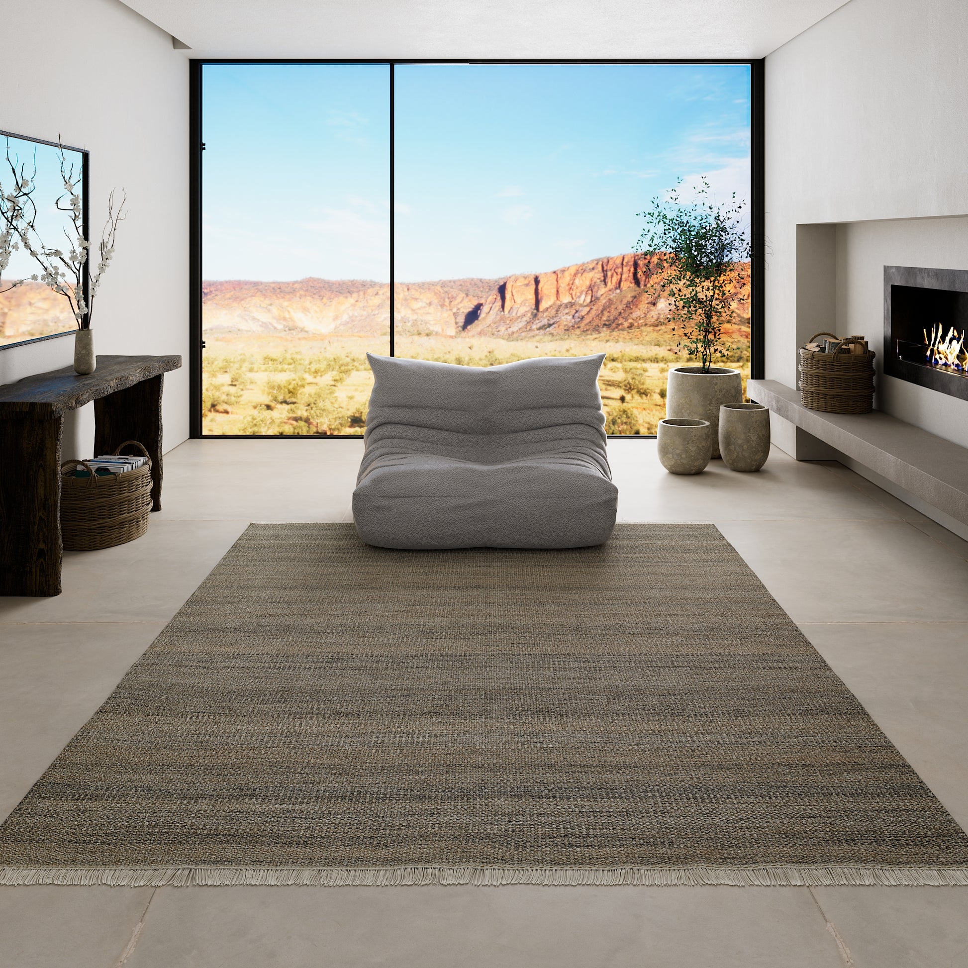 Momeni Cove  Grey  Contemporary