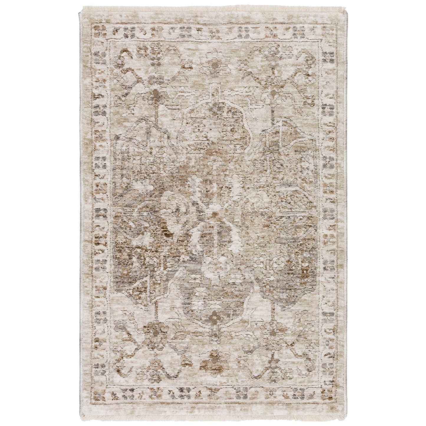 Dalyn Rugs Cyprus CY3 Beige Traditional Power Woven Rug - Rugs - Dalyn Rugs - Atlanta Designer Rugs