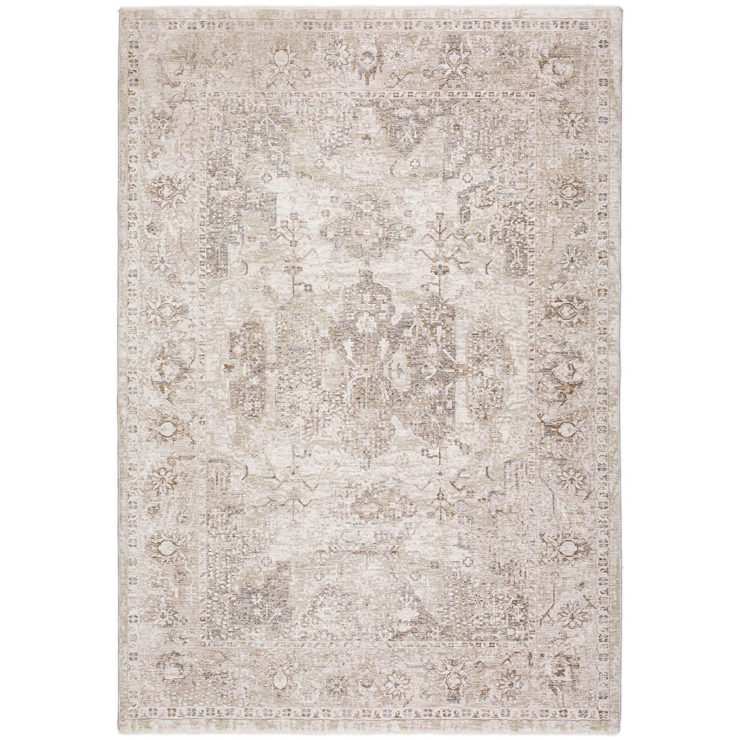 Dalyn Rugs Cyprus CY3 Beige Traditional Power Woven Rug - Rugs - Dalyn Rugs - Atlanta Designer Rugs