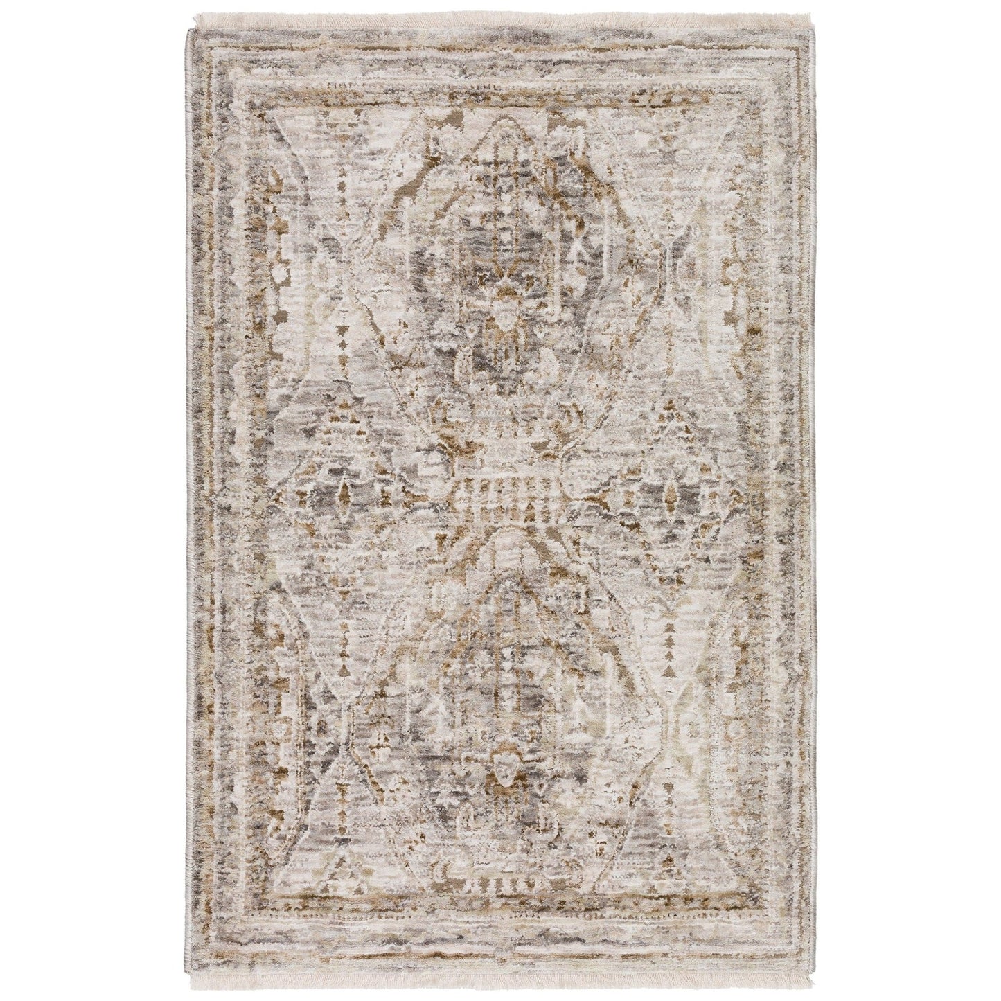 Dalyn Rugs Cyprus CY6 Grey Traditional Power Woven Rug - Rugs - Dalyn Rugs - Atlanta Designer Rugs