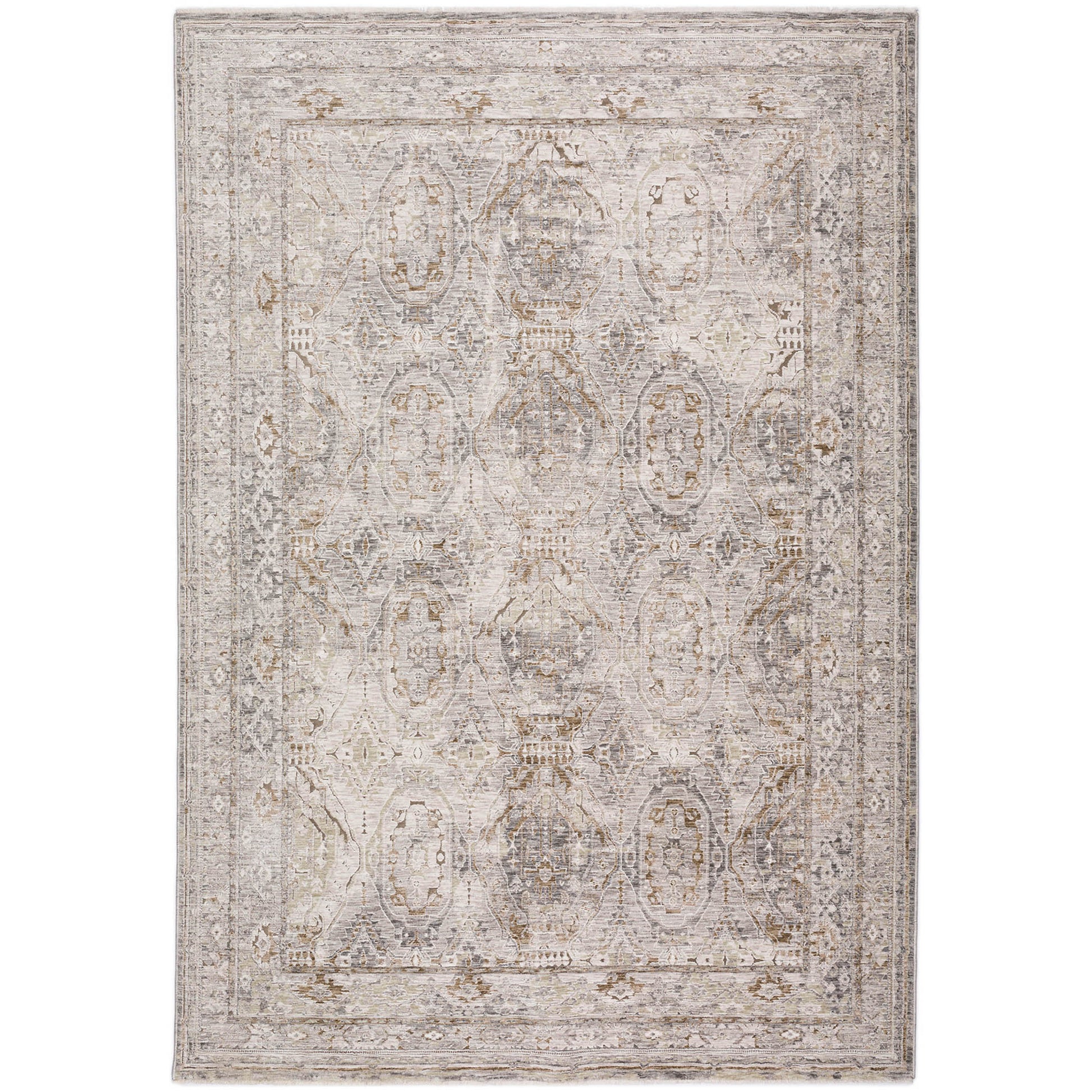 Dalyn Rugs Cyprus CY6 Grey Traditional Power Woven Rug - Rugs - Dalyn Rugs - Atlanta Designer Rugs