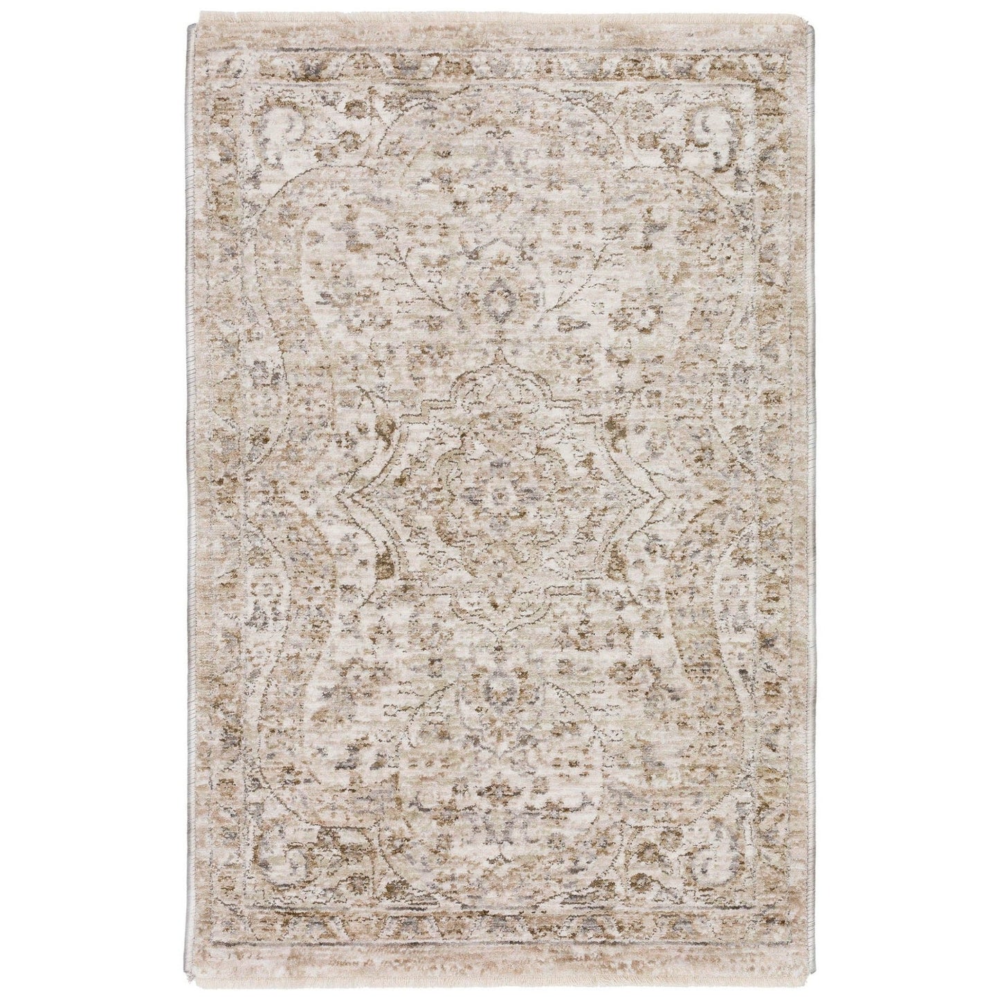 Dalyn Rugs Cyprus CY8 Beige Traditional Power Woven Rug - Rugs - Dalyn Rugs - Atlanta Designer Rugs