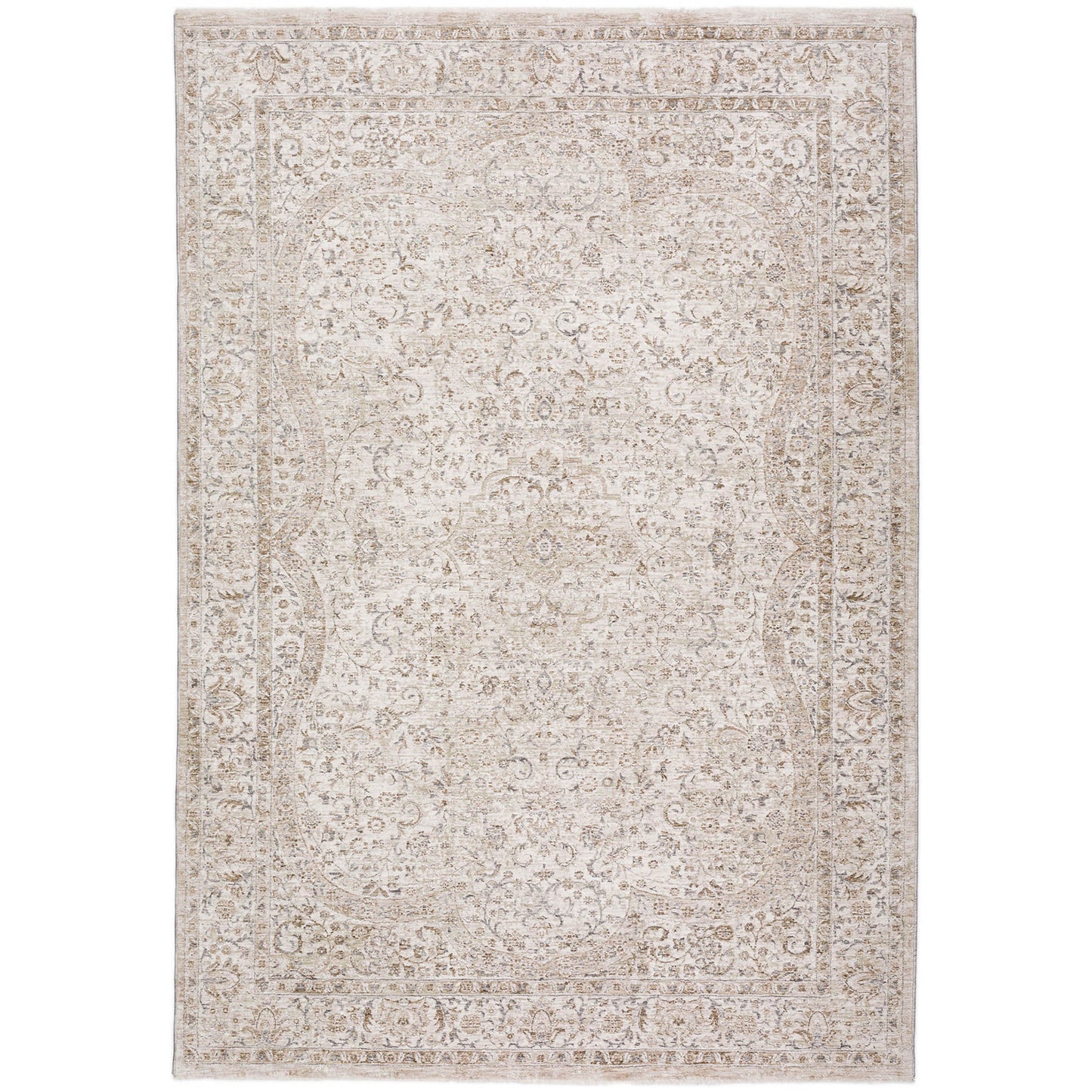 Dalyn Rugs Cyprus CY8 Beige Traditional Power Woven Rug - Rugs - Dalyn Rugs - Atlanta Designer Rugs