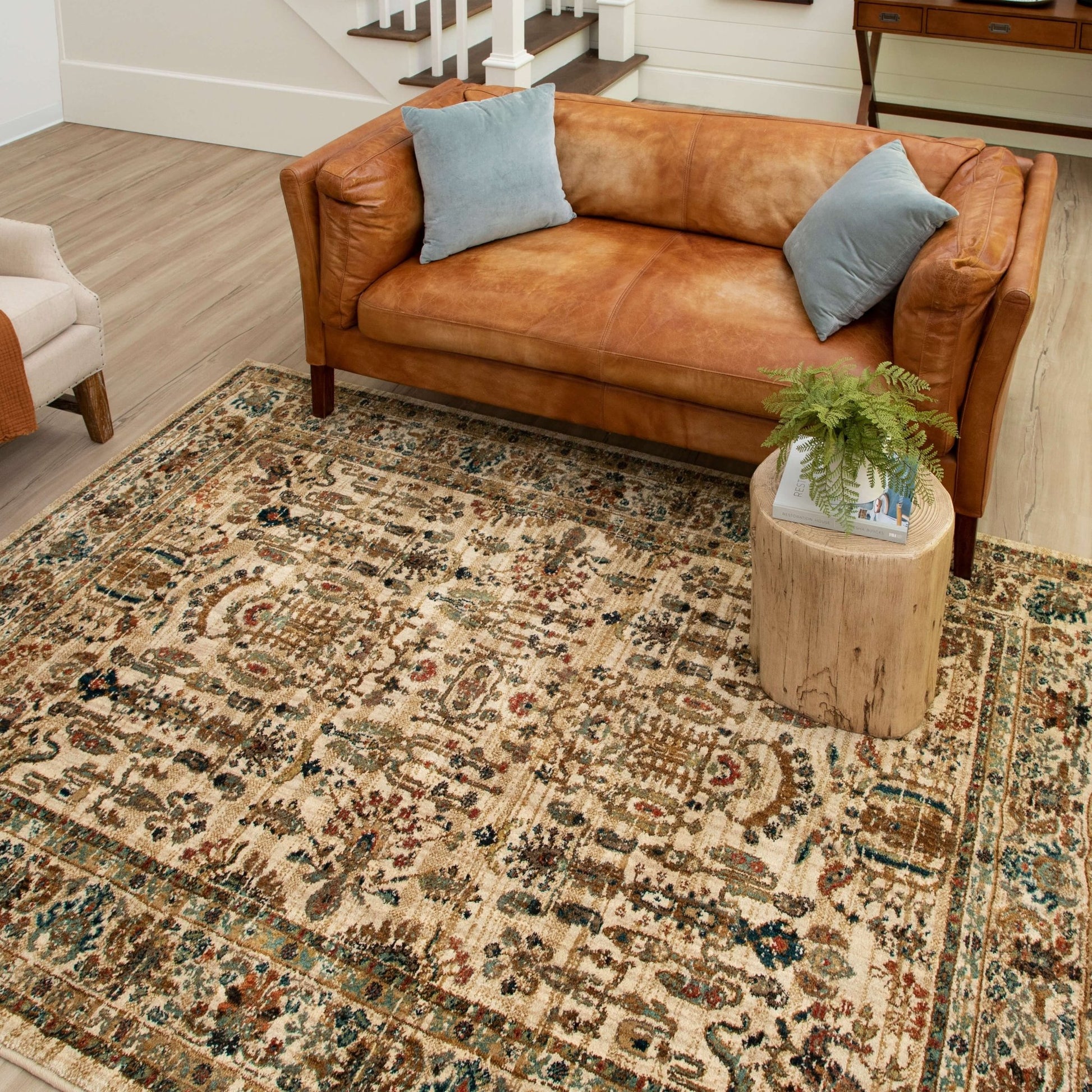 Karastan Spice Market 90931 Cream Traditional Machinemade Rug - Rugs - Karastan - Atlanta Designer Rugs