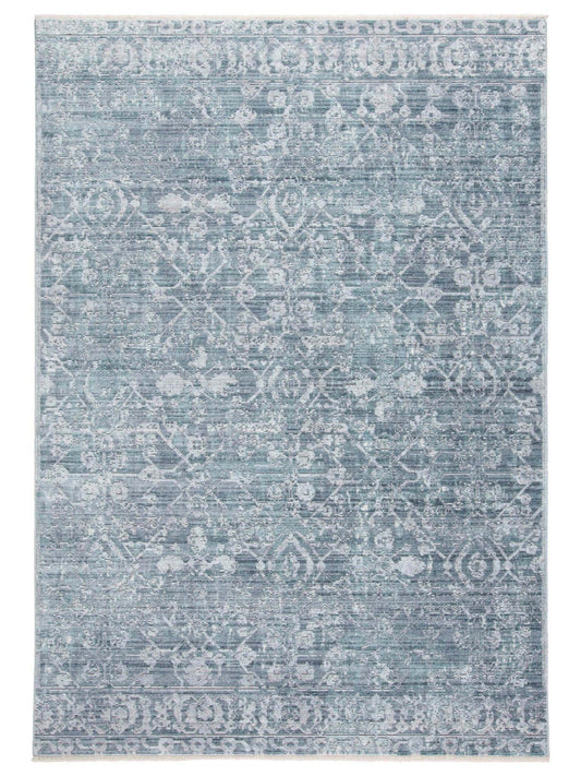 Feizy Cecily 3595F Blue Turquoise Transitional Machine Woven Rug - Rugs - Feizy - Atlanta Designer Rugs