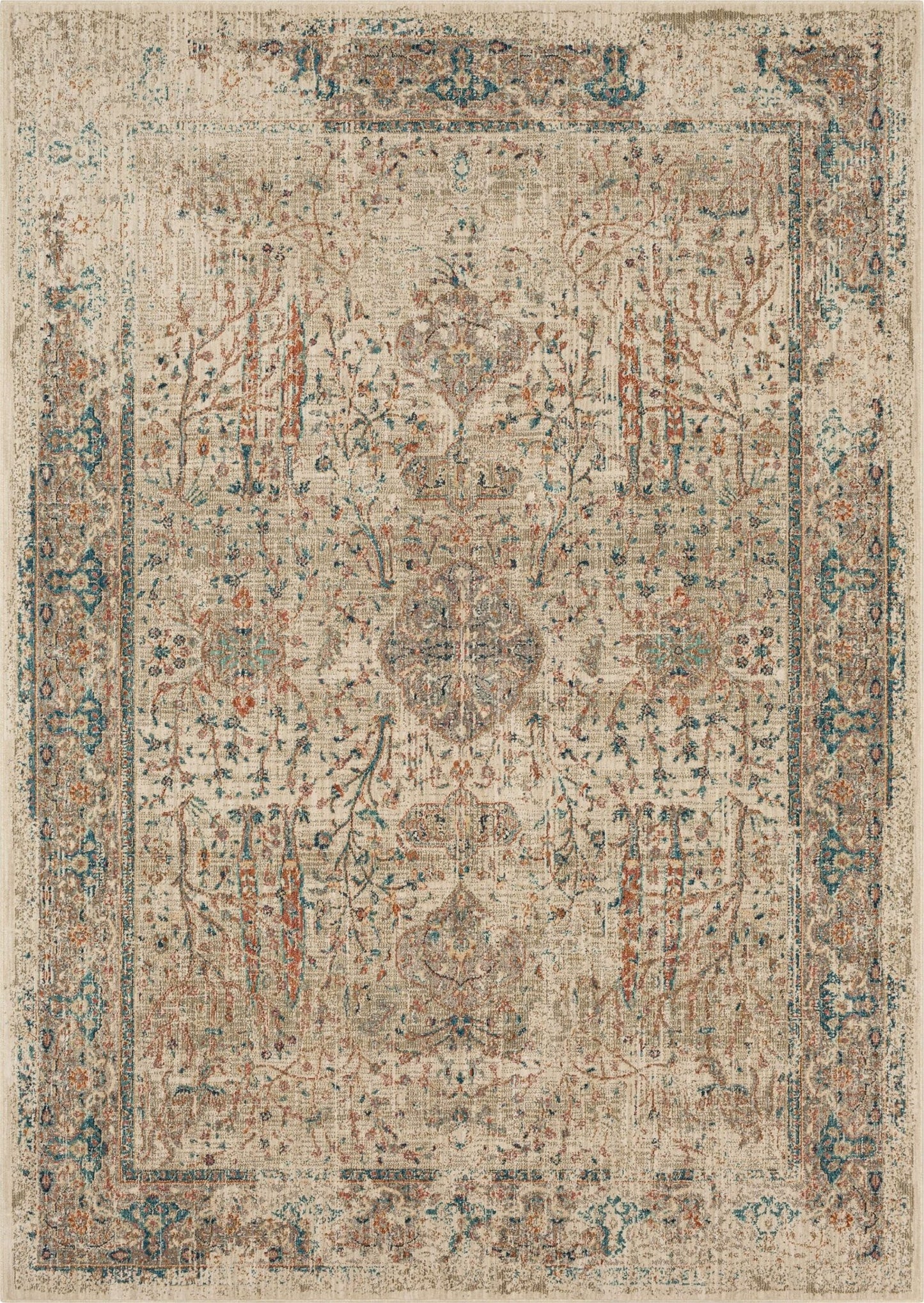 Karastan Estate 92295 Beige Traditional Machinemade Rug - Rugs - Karastan - Atlanta Designer Rugs