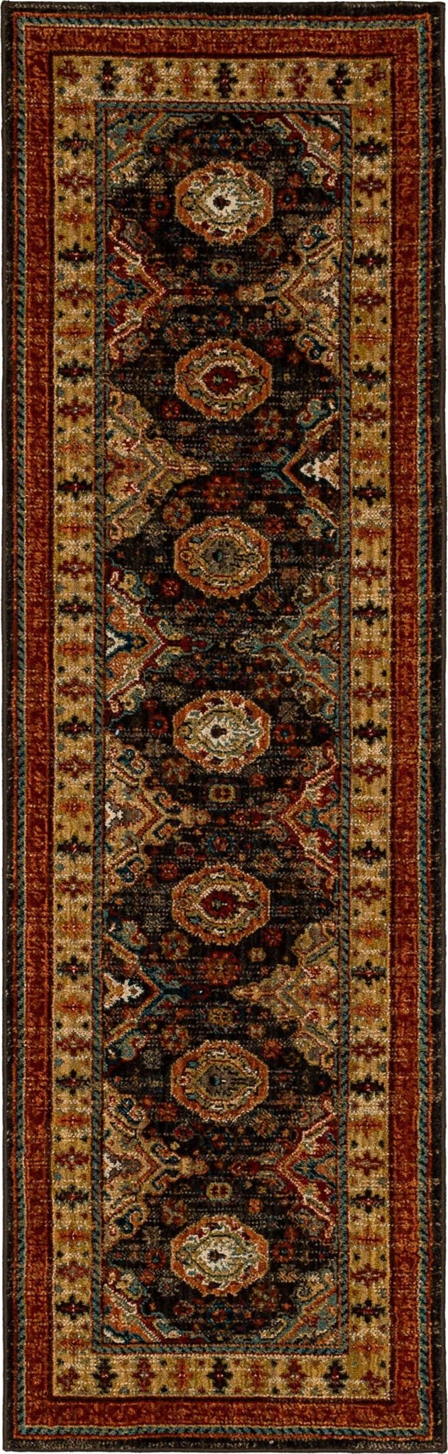 Karastan Spice Market 92428 Charcoal Traditional Machinemade Rug - Rugs - Karastan - Atlanta Designer Rugs