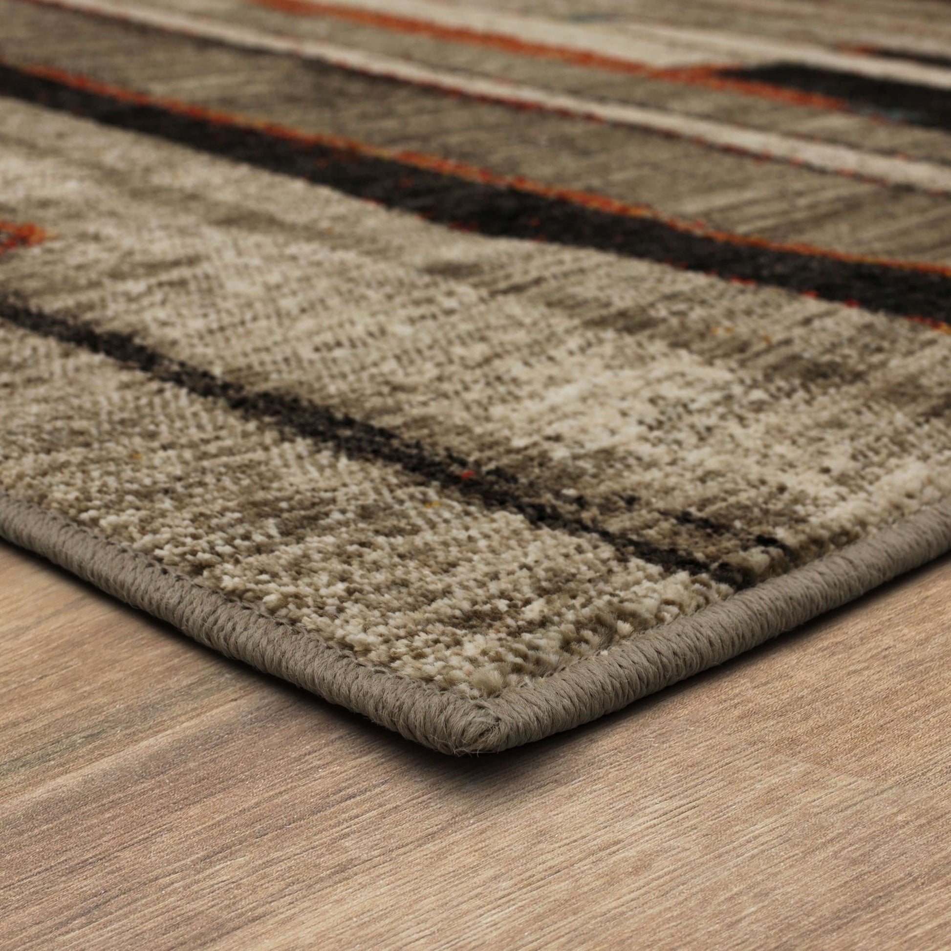 Karastan Elements 91456 Charcoal Modern/Contemporary Machinemade Rug - Rugs - Karastan - Atlanta Designer Rugs