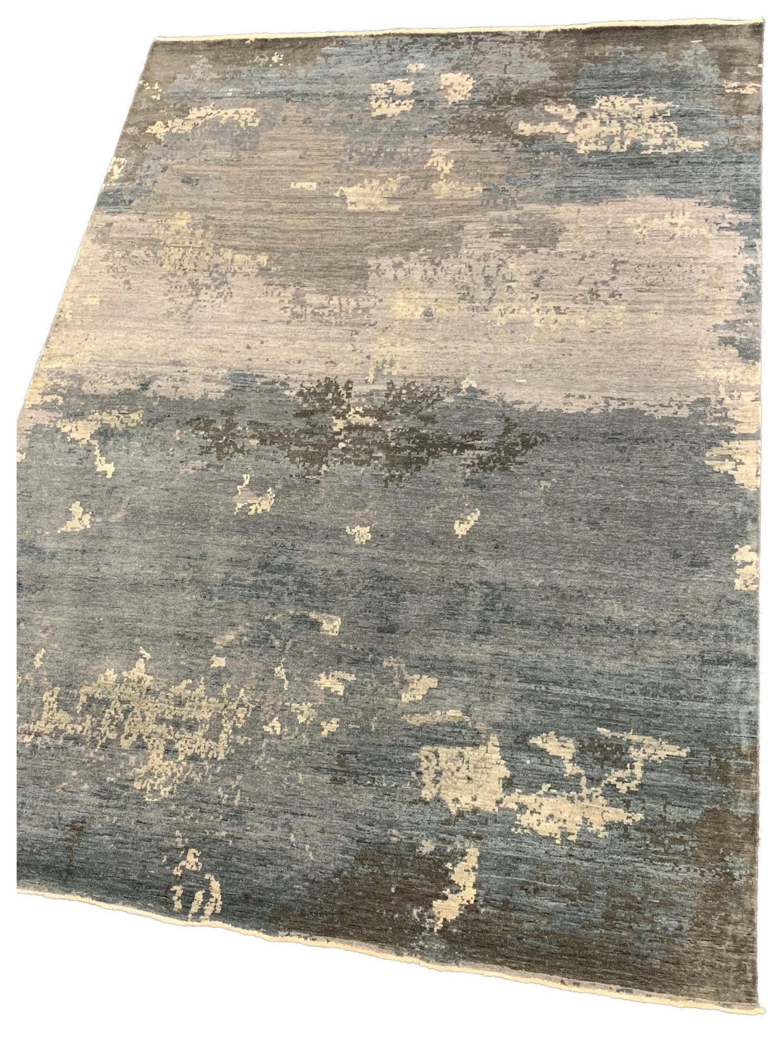 Artisan Adele Slate Transitional Knotted Rug - Rugs - Artisan - Atlanta Designer Rugs