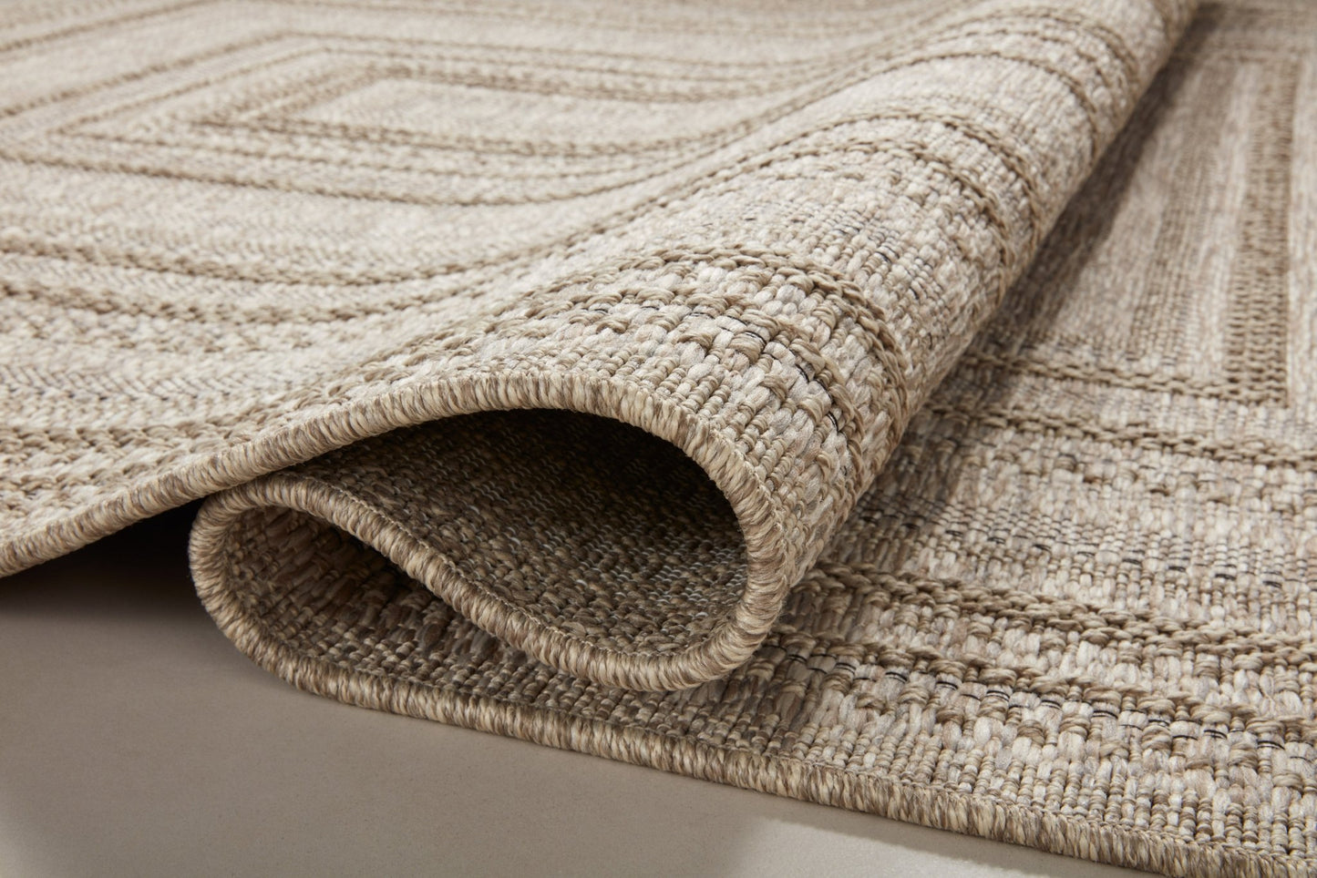 Loloi II Dawn DAW - 01 Natural Indoor/Outdoor Power Loomed Rug - Rugs - Loloi II - Atlanta Designer Rugs