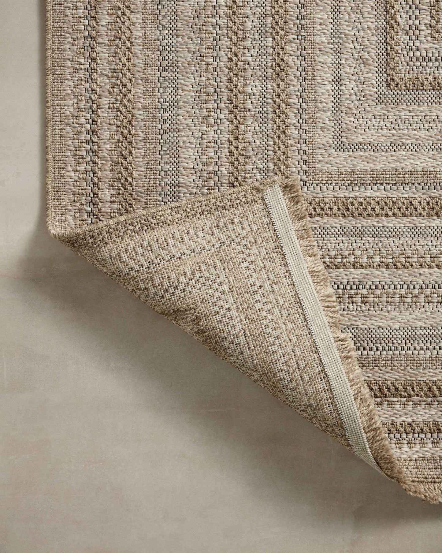 Loloi II Dawn DAW - 01 Natural Indoor/Outdoor Power Loomed Rug - Rugs - Loloi II - Atlanta Designer Rugs