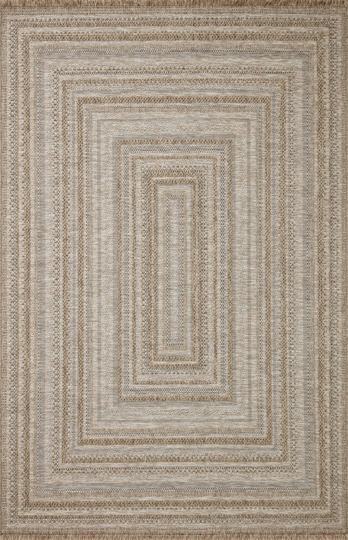 Loloi II Dawn DAW - 01 Natural Indoor/Outdoor Power Loomed Rug - Rugs - Loloi II - Atlanta Designer Rugs