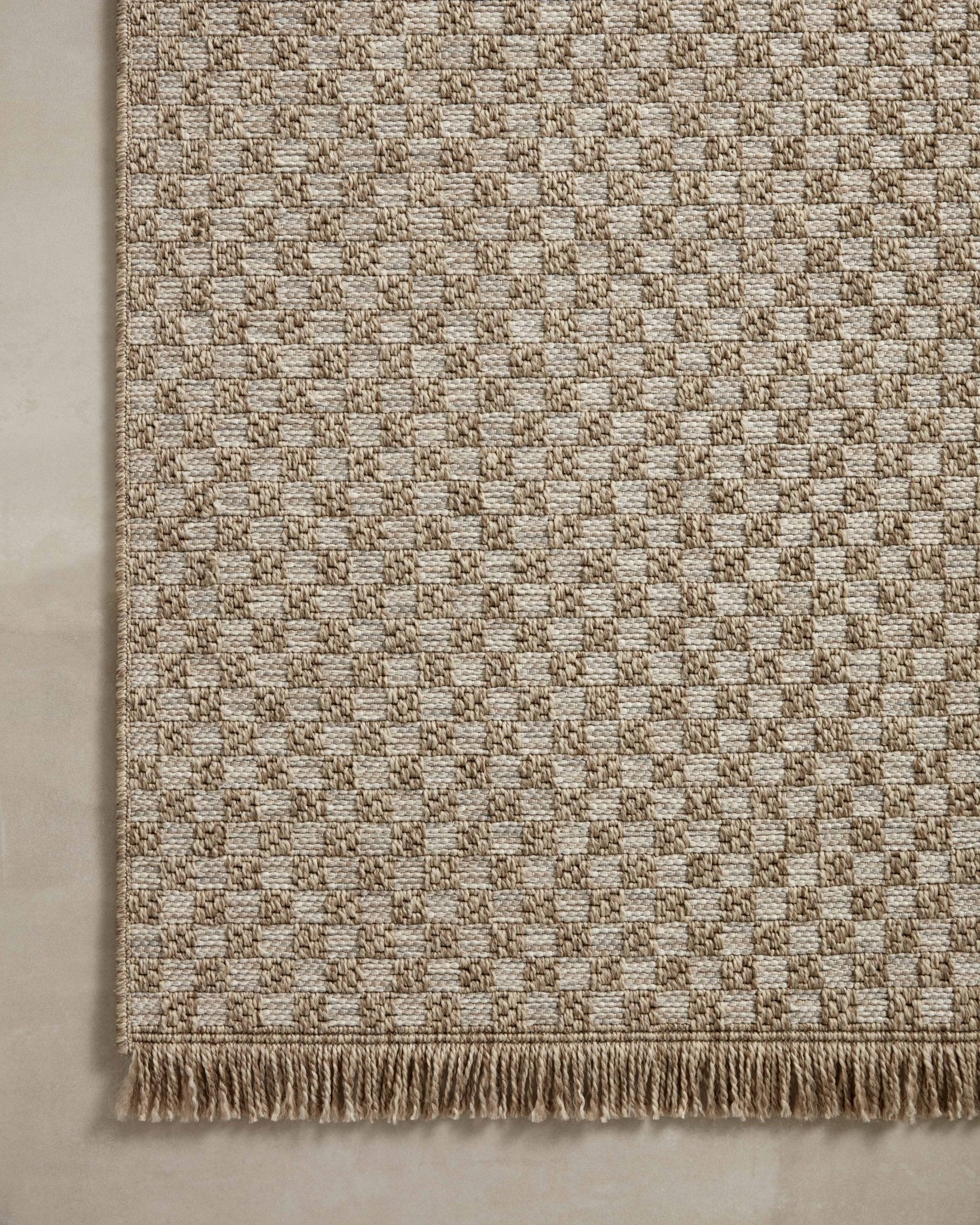 Loloi II Dawn DAW - 02 Natural Indoor/Outdoor Power Loomed Rug - Rugs - Loloi II - Atlanta Designer Rugs